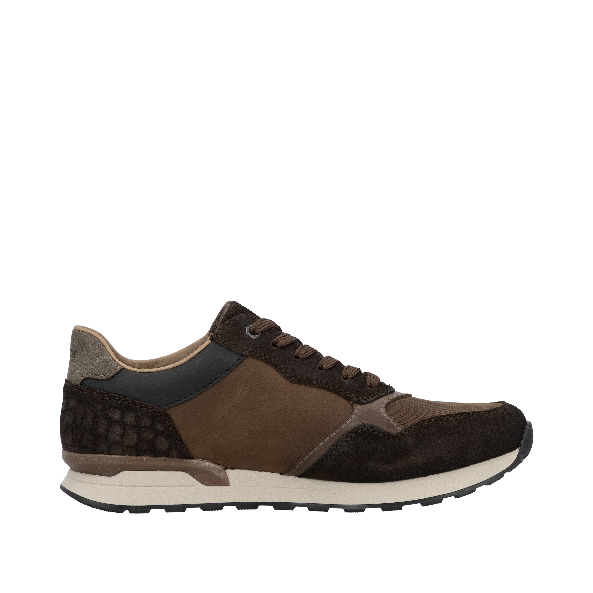 Rieker Sneaker, Halbschuh, Schnürschuh, Freizeitsneaker mit weichem Schaftrand