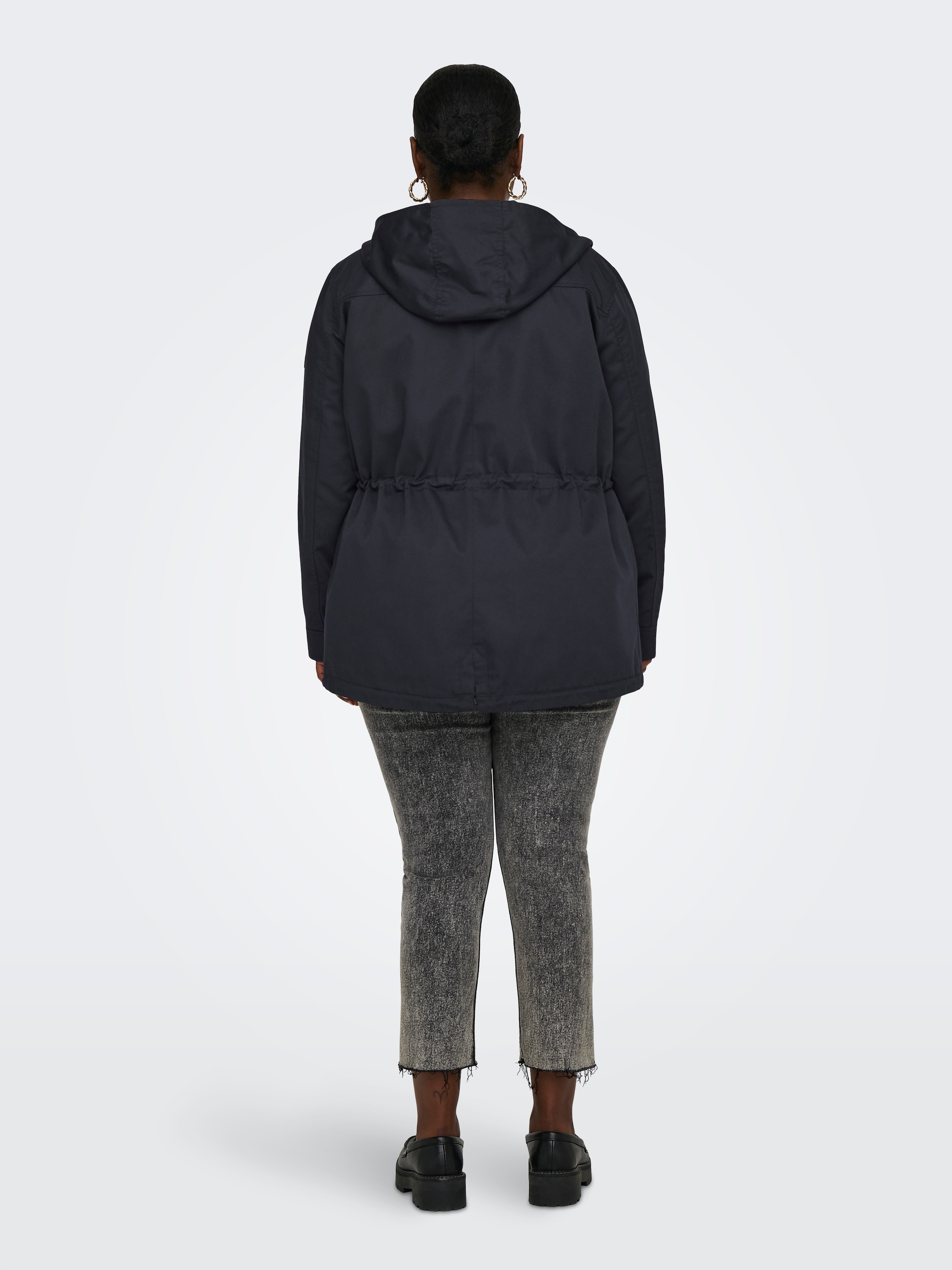 ONLY CARMAKOMA Parka »CARLORCA SPRING CANVAS PARKA OTW NOOS« mit Kapuze