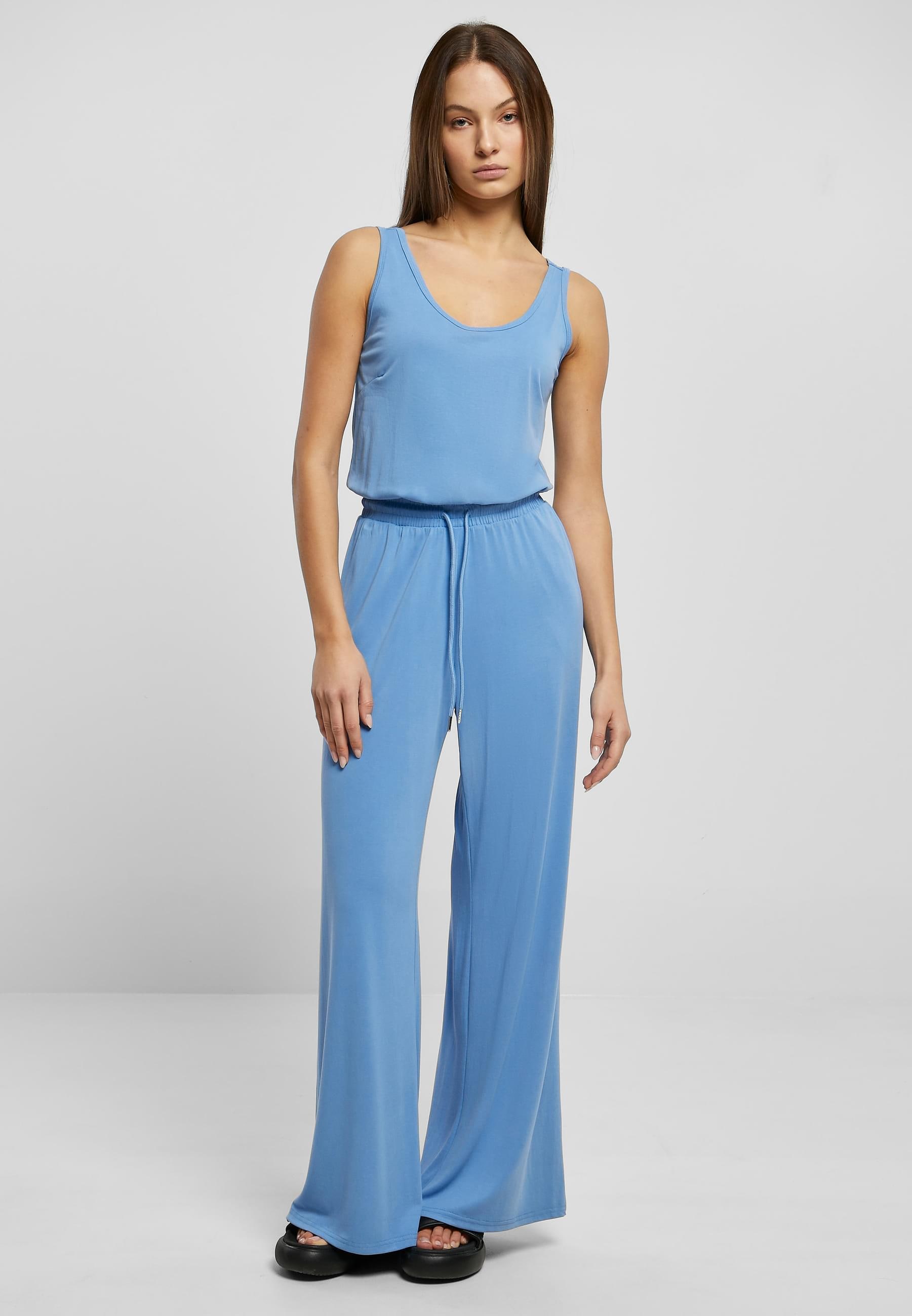 URBAN CLASSICS Jumpsuit »Urban Classics Damen Ladies Long Sleevless Modal Jumpsuit«, (1 tlg.)