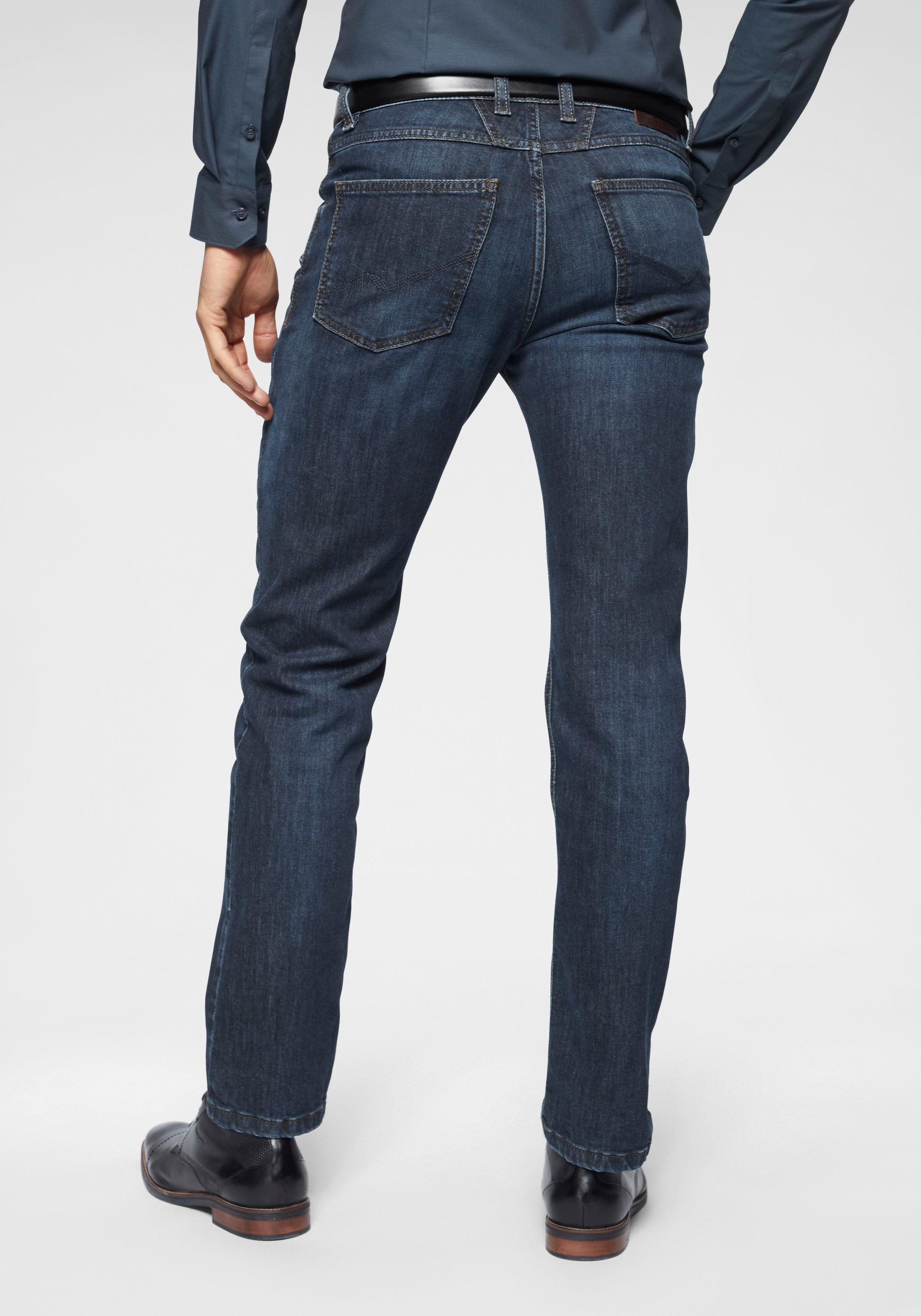 bugatti 5-Pocket-Jeans, Gürtelschlaufenbund mit Zip-fly