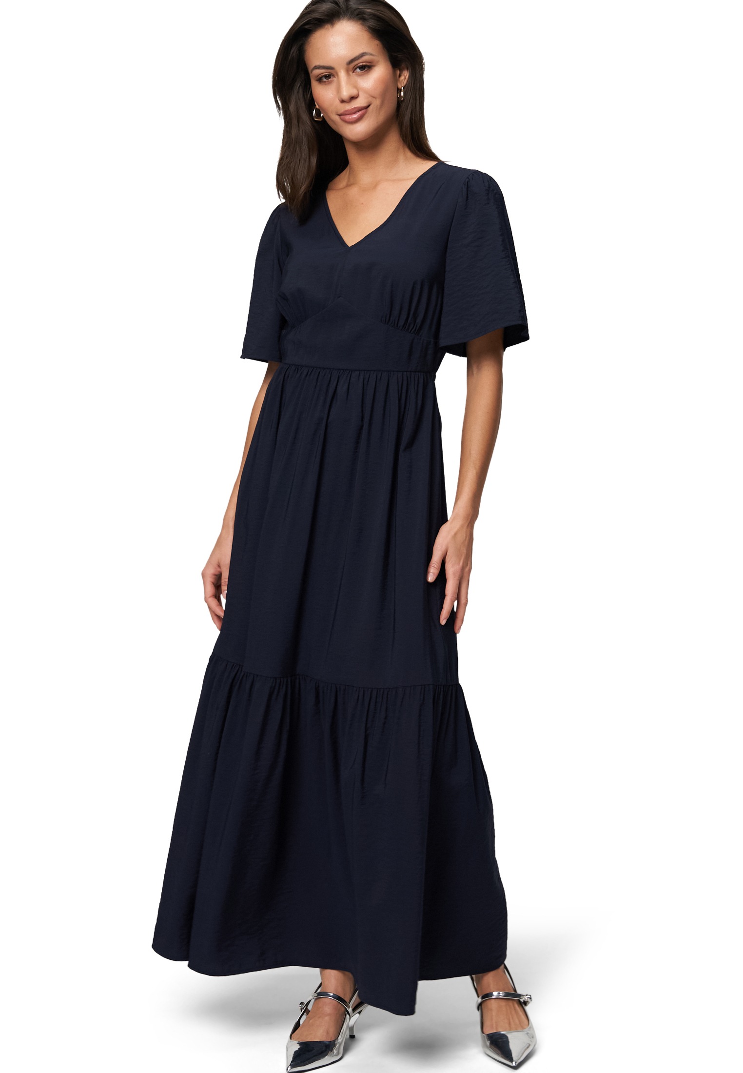 Zero Maxikleid "zero Damen Sommerkleid Maxikleid", Volant günstig online kaufen
