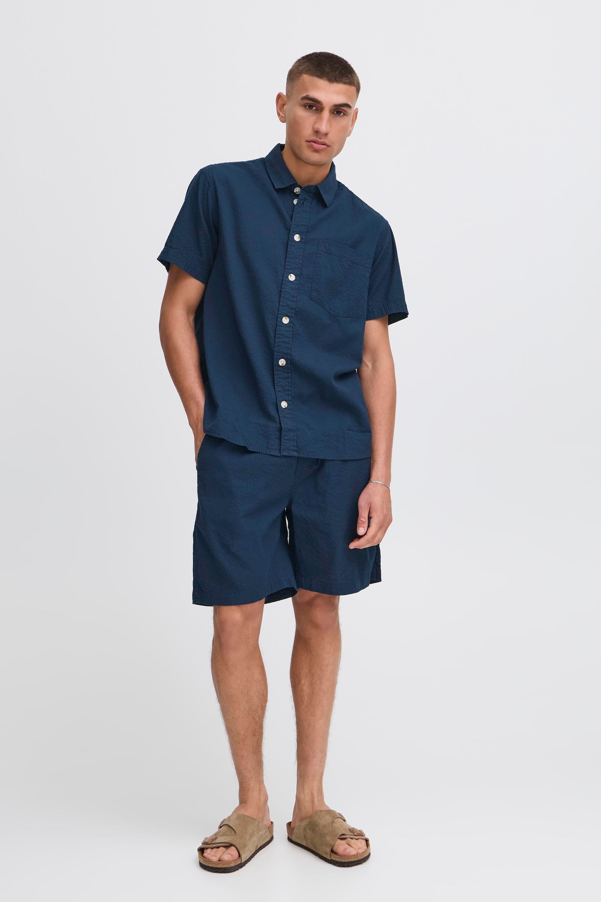 Solid Kurzarmshirt "Kurzarmhemd SDPALLE" günstig online kaufen