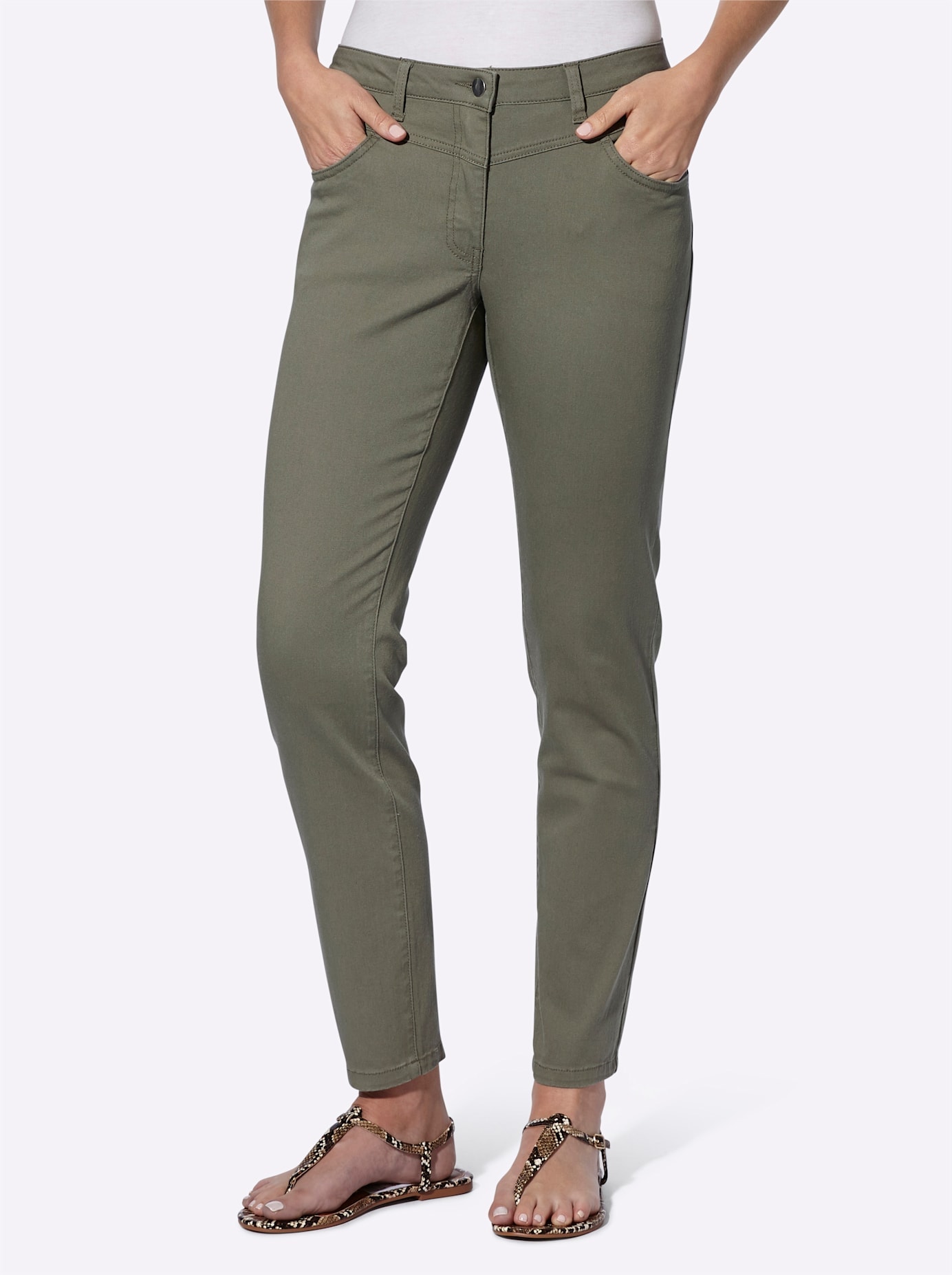 Inspirationen Stretch-Jeans 1 Stk. tlg. günstig online kaufen