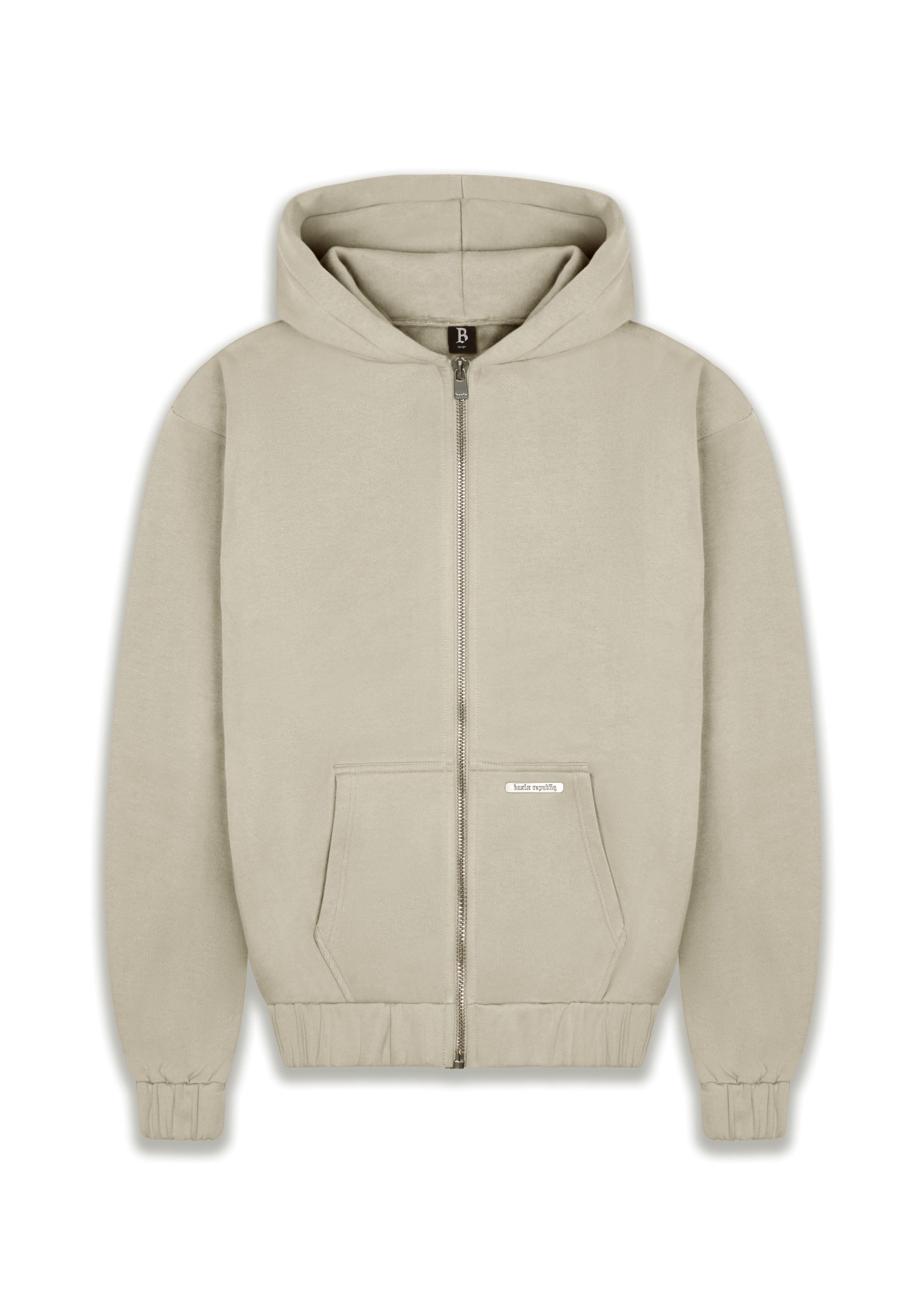 Dropsize Sweatjacke "Dropsize Herren Super Heavy Blank Zip-Hoodie"