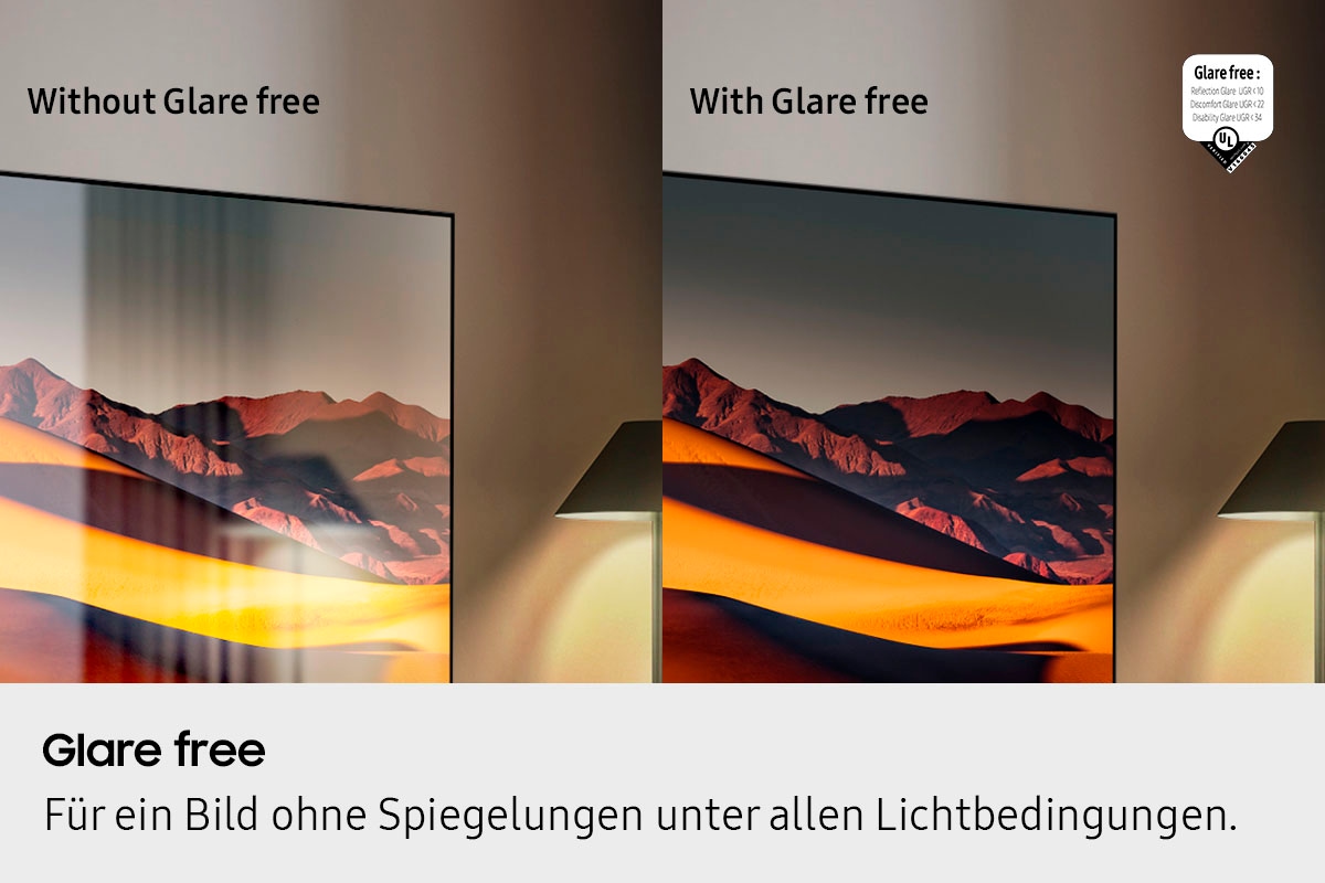 Samsung QLED-Fernseher »GQ55QN90FAT«, 4K Ultra HD, Smart-TV, NQ HDR+, Glare Free, Upscaling Pro, Dolby Atmos & AI Sound, bis 165Hz
