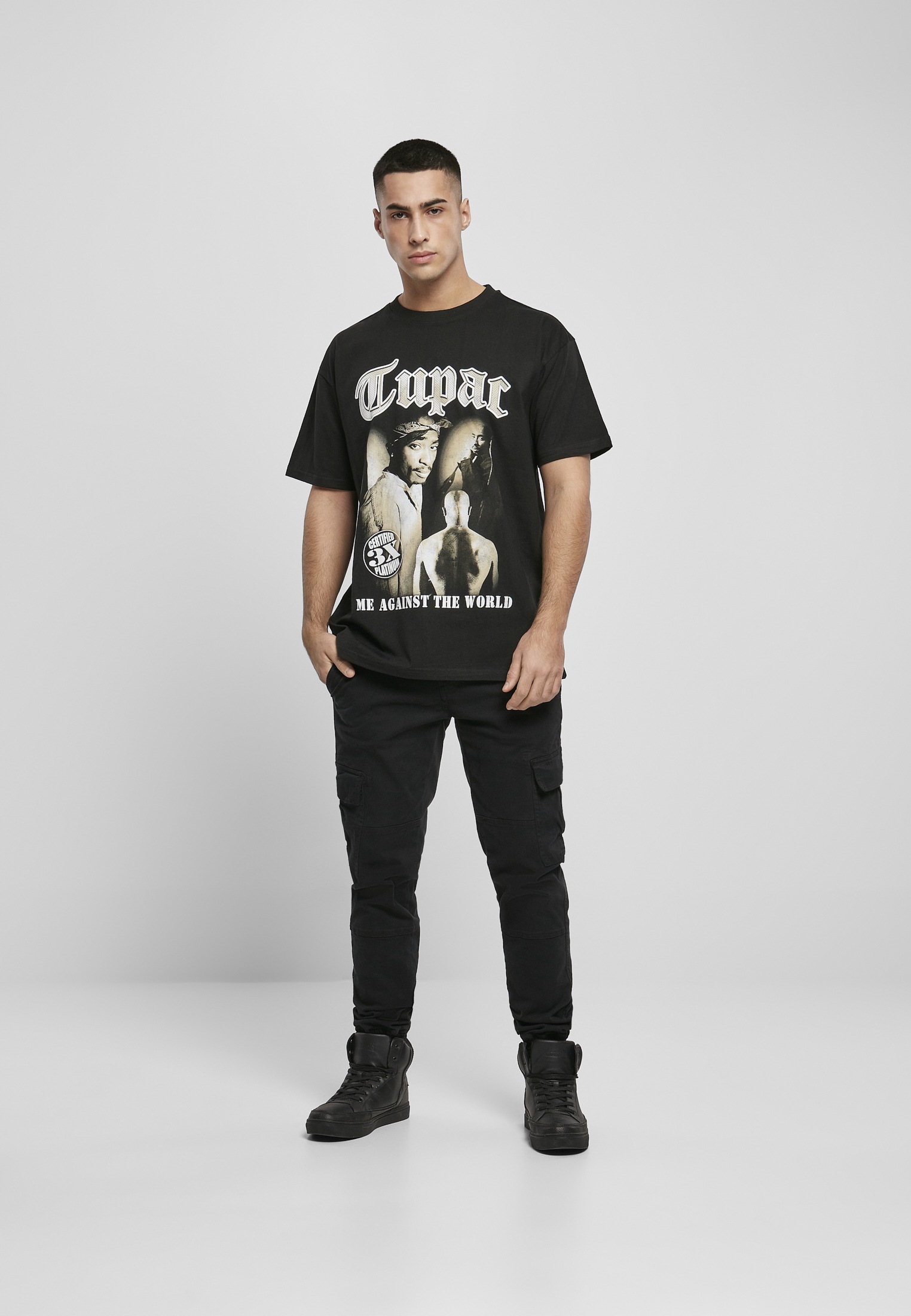 Upscale by Mister Tee T-Shirt »Upscale by Mister Tee Herren Tupac MATW Sepia Oversize Tee«, (1 tlg.)