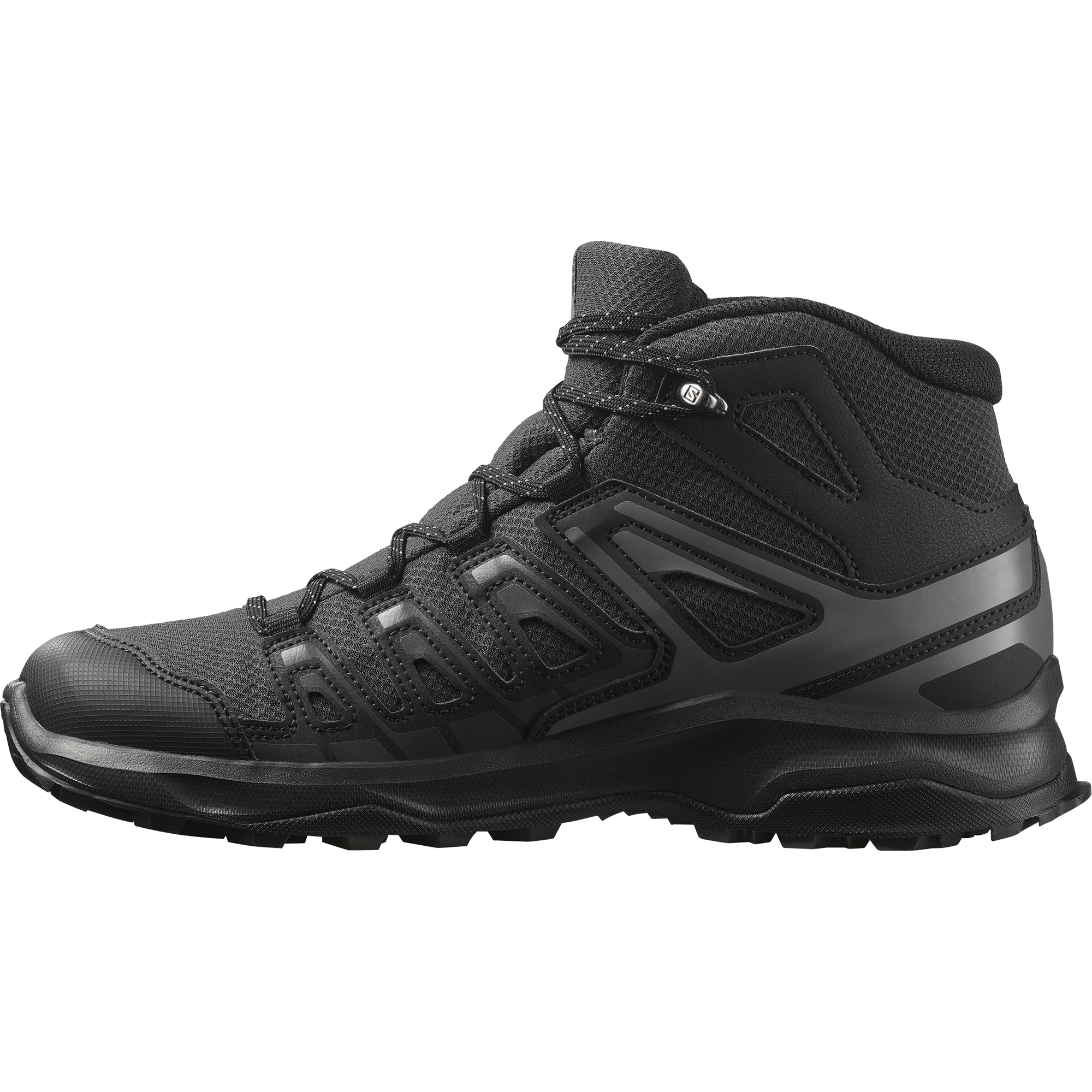 Wanderschuh SALOMON "EXTEGRA MID GORE-TEX", Herren, Gr. 42, phantom, asphalt, castlerock, Synthetik, Textil, Schuhe Wanderschuh, wasserdicht dank Gore-Tex Membrane 2