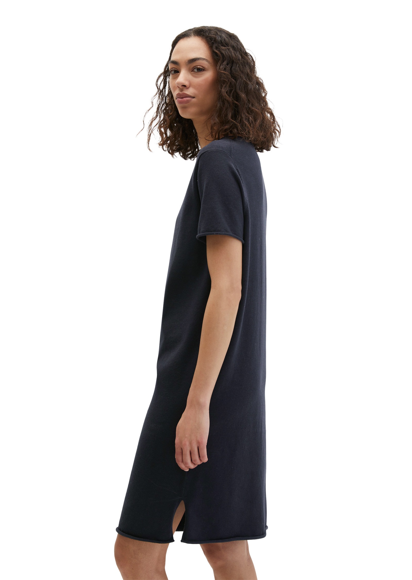 Marc OPolo Strickkleid "aus Organic Cotton-Leinen-Mix" günstig online kaufen