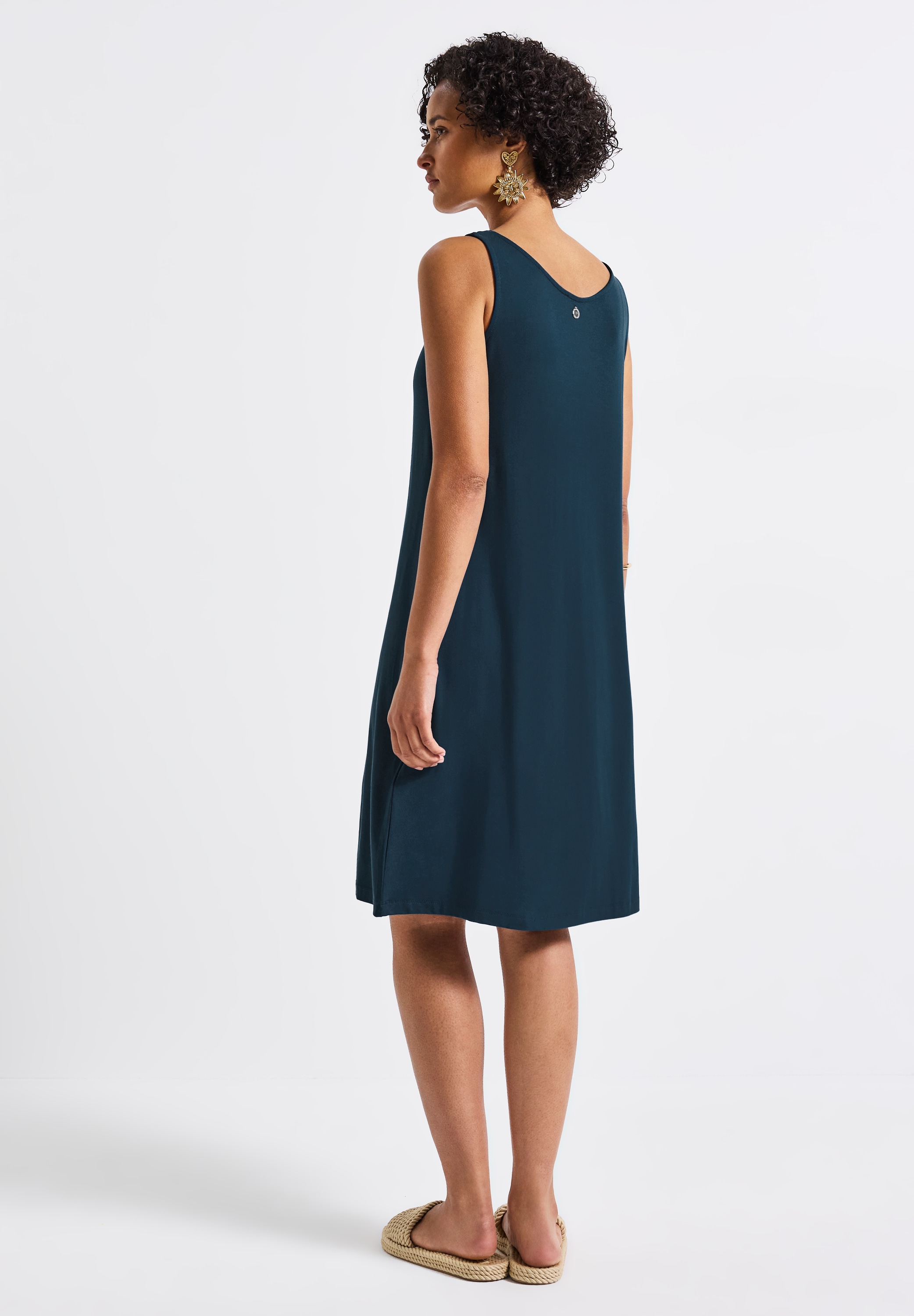 STREET ONE Jerseykleid, in Unifarbe