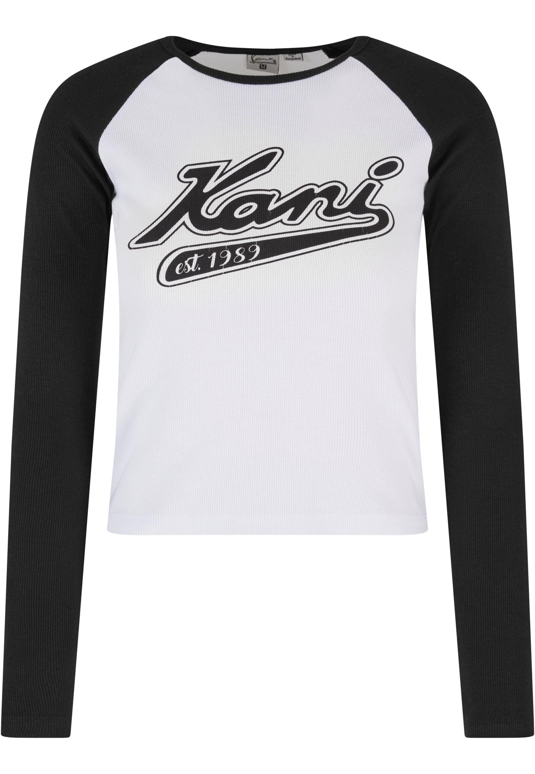 Karl Kani T-Shirt "Karl Kani Damen KW241-043-3 KK Varsity Crop Block Rib Ls günstig online kaufen