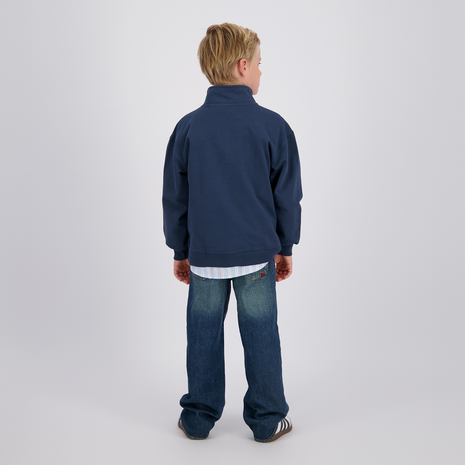 Vingino Sweater , mit Troyer-Kragen und Stickerei, für Boys

