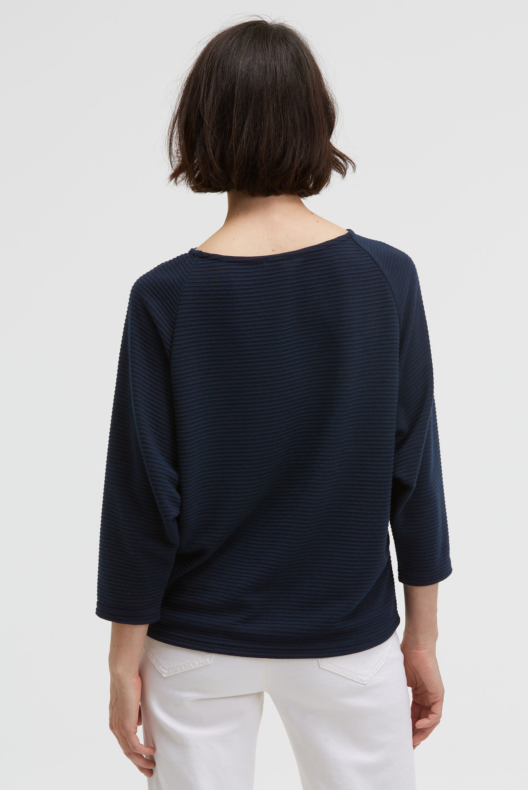SENSES.THE LABEL Sweater mit verkürzten Ärmeln