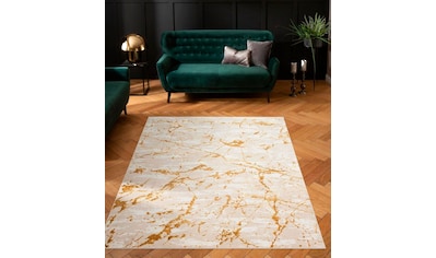 Teppich »Kalmus«, rechteckig, modernes Marmor Design, Kurzflor-Teppich, pflegeleicht,...