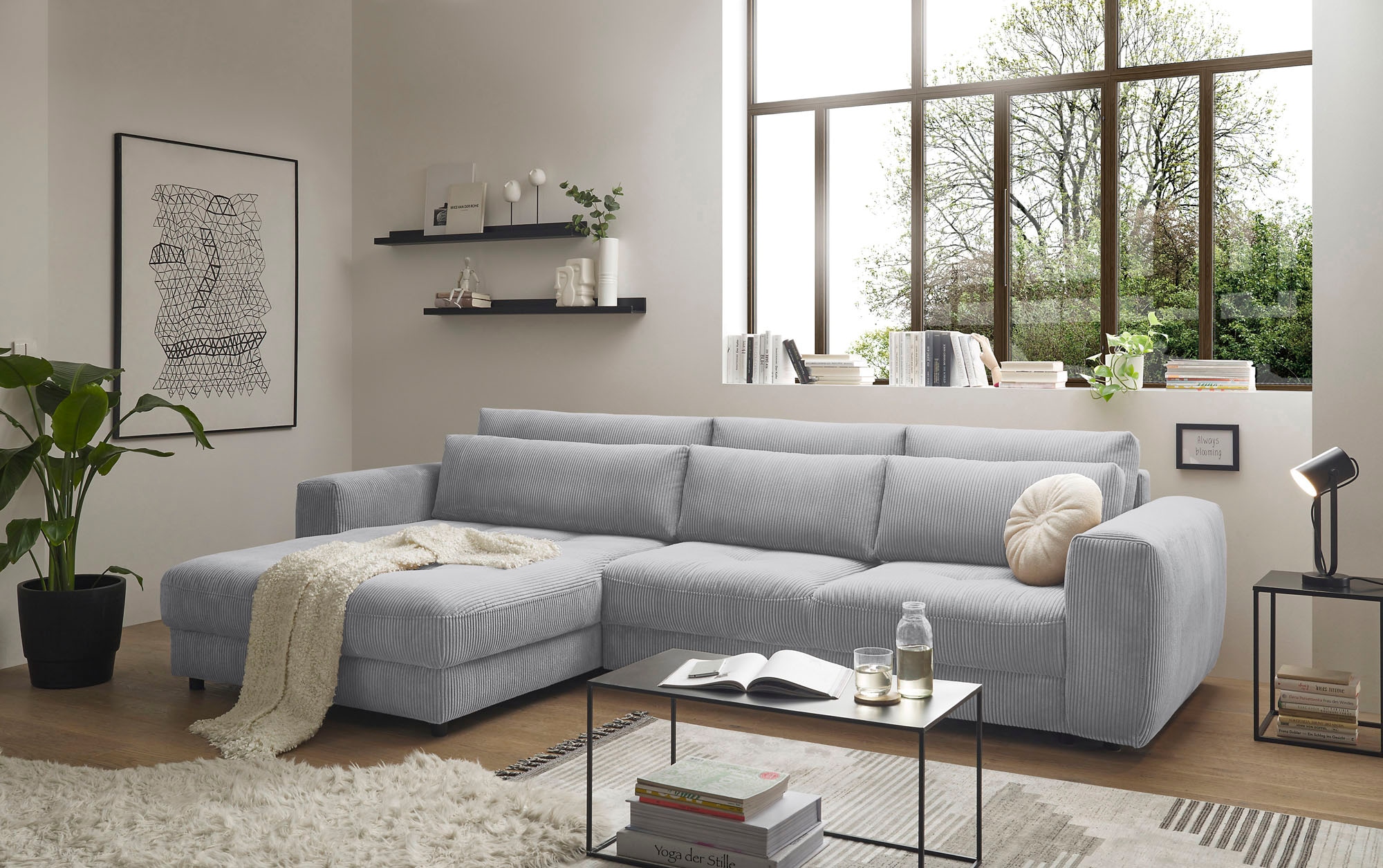 ED EXCITING DESIGN Ecksofa »Barura«, frei im Raum stellbar | BAUR