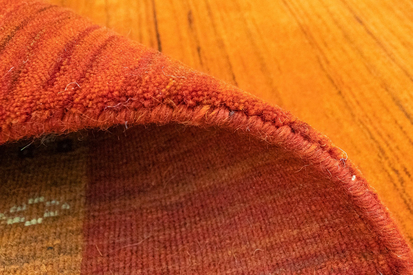 morgenland Wollteppich »Loribaft Teppich handgewebt orange«, rechteckig, Kurzflor