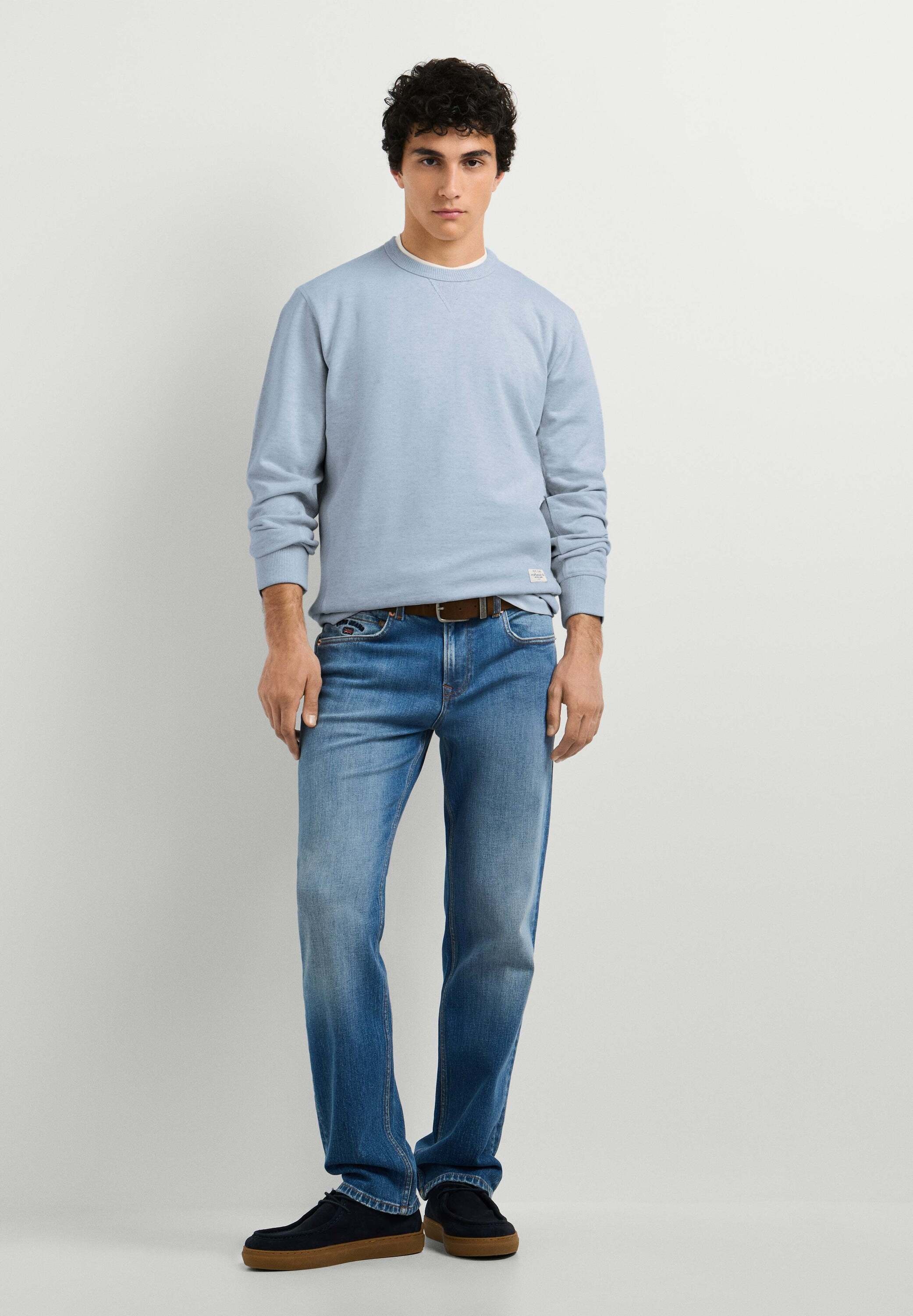 Pepe Jeans Strickpullover »Strickjacke JASPER MELANGE CREW«
