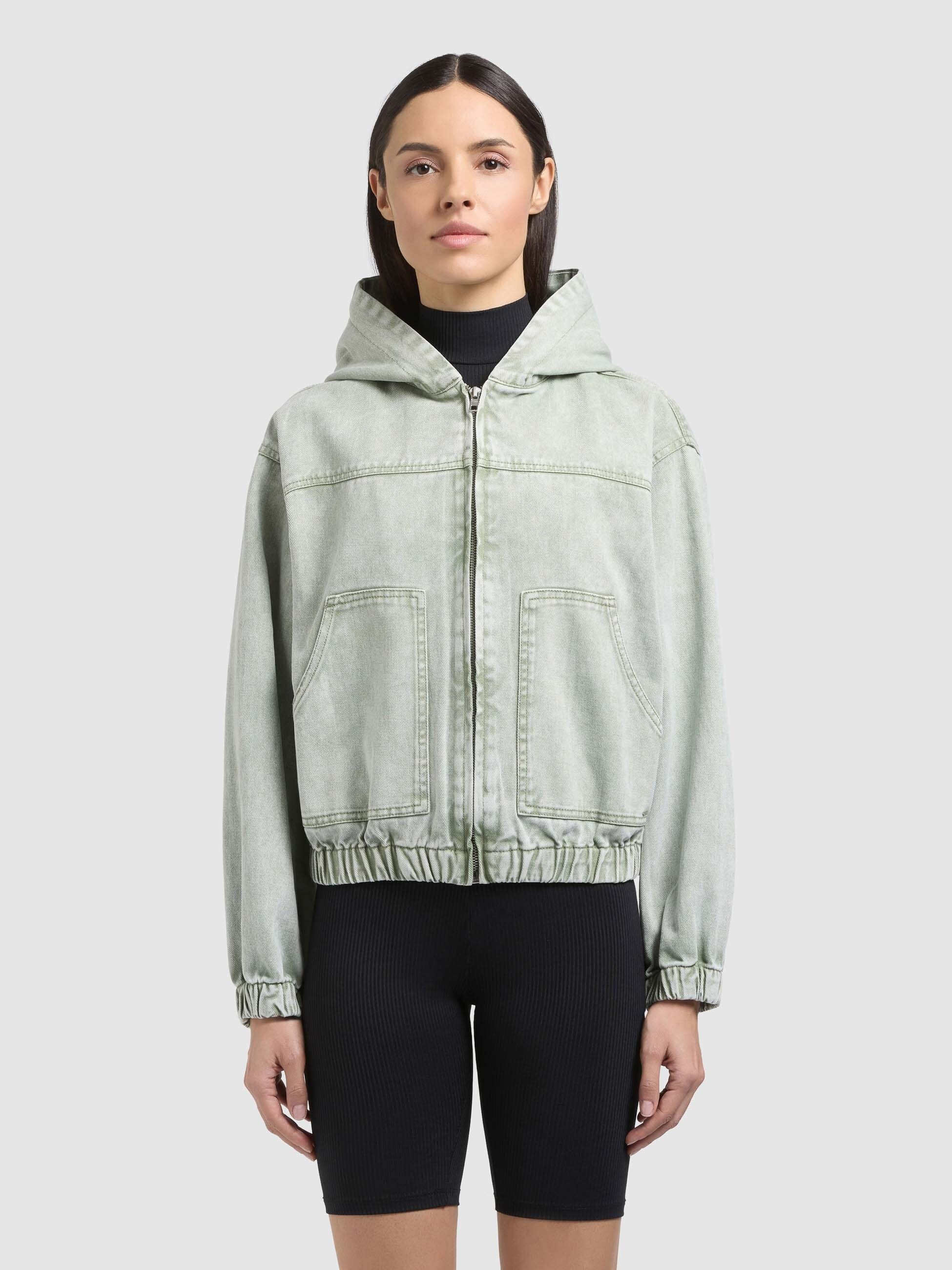 khujo Jeansjacke »GRETEL« mit Kapuze