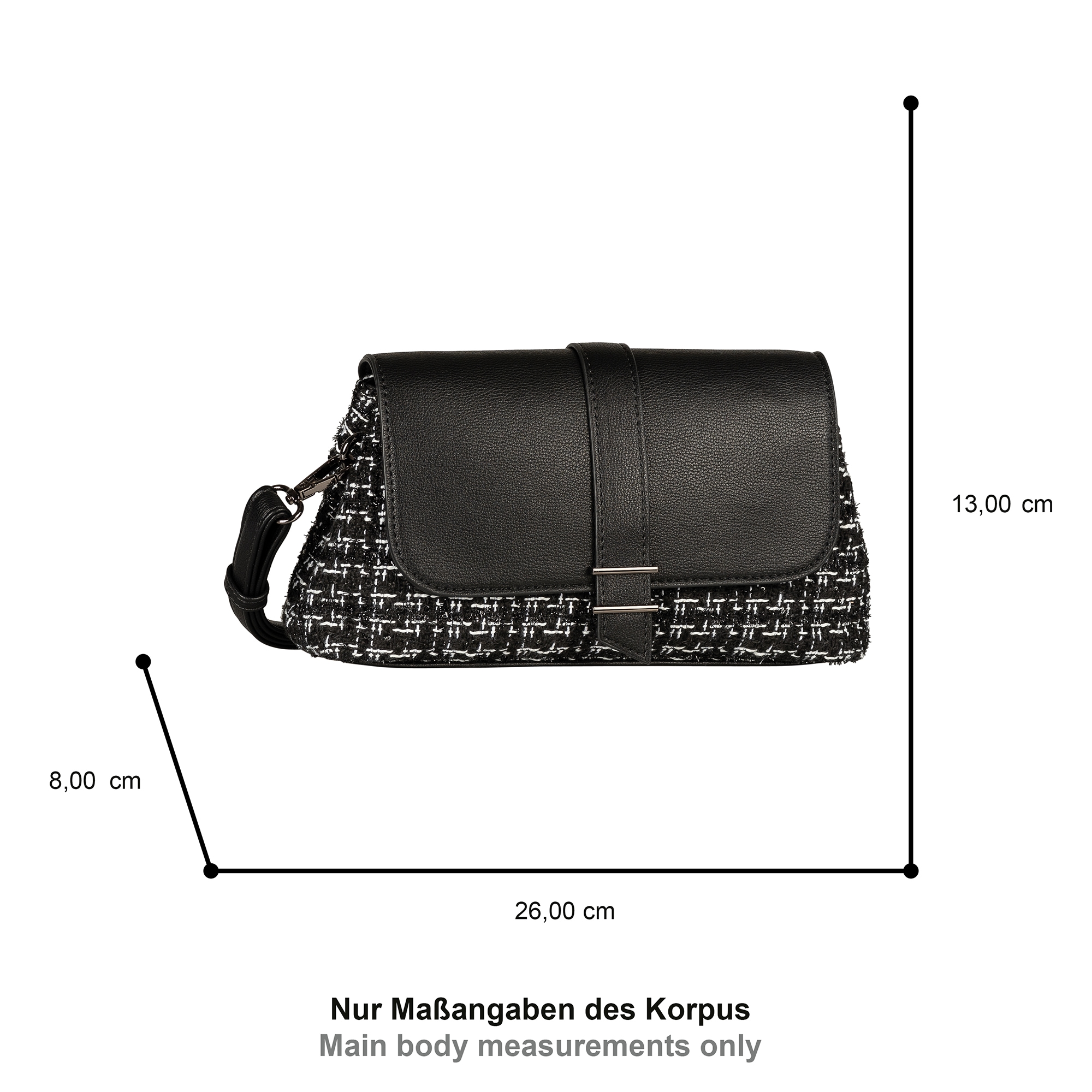 Gabor Umhängetasche »Sahar«, raffiniert und elegant mit feinem Metalldetail ideal für den Abend