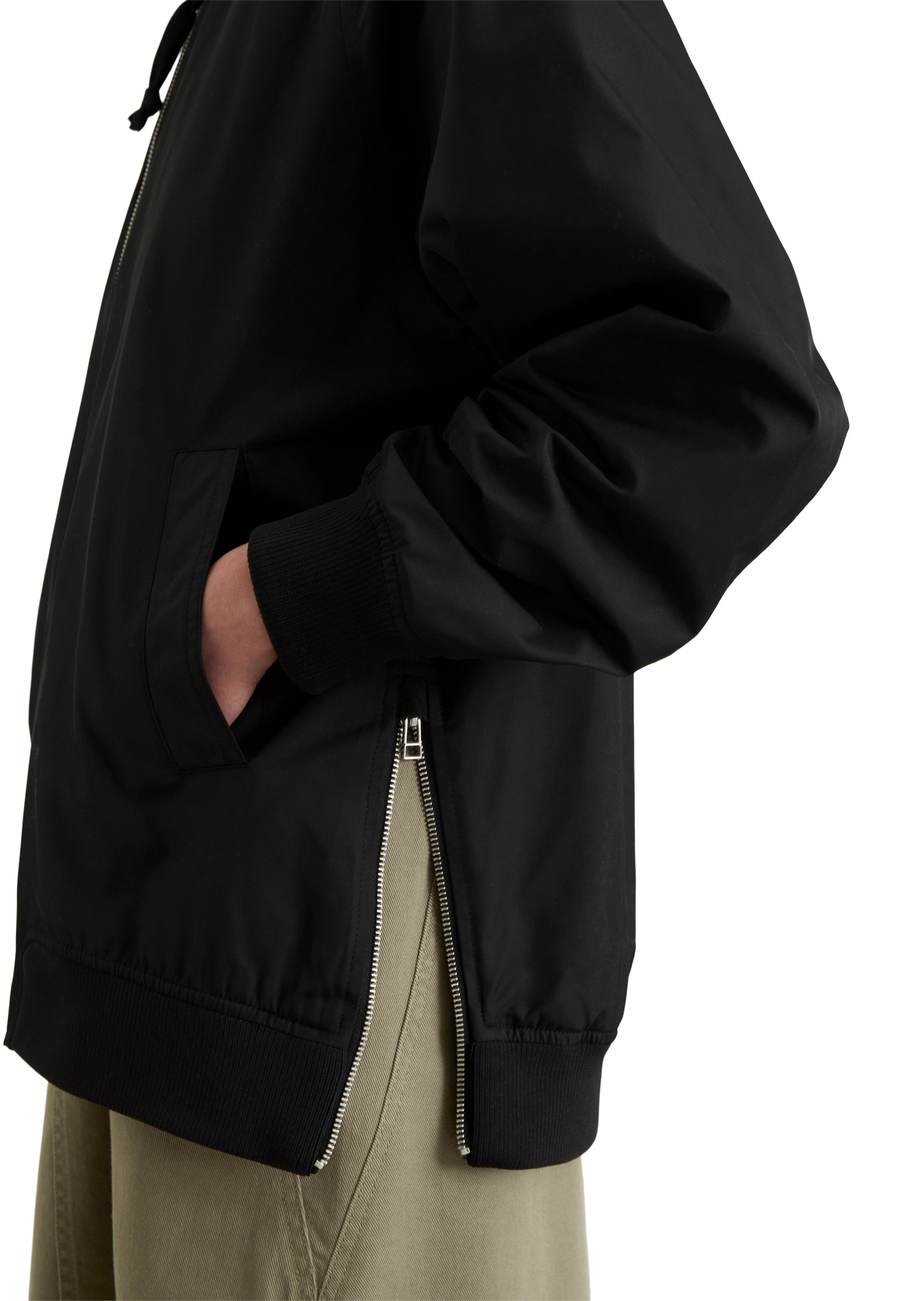 Marc O'Polo DENIM Outdoorjacke »aus recyceltem Polyester-Twill«, ohne Kapuze