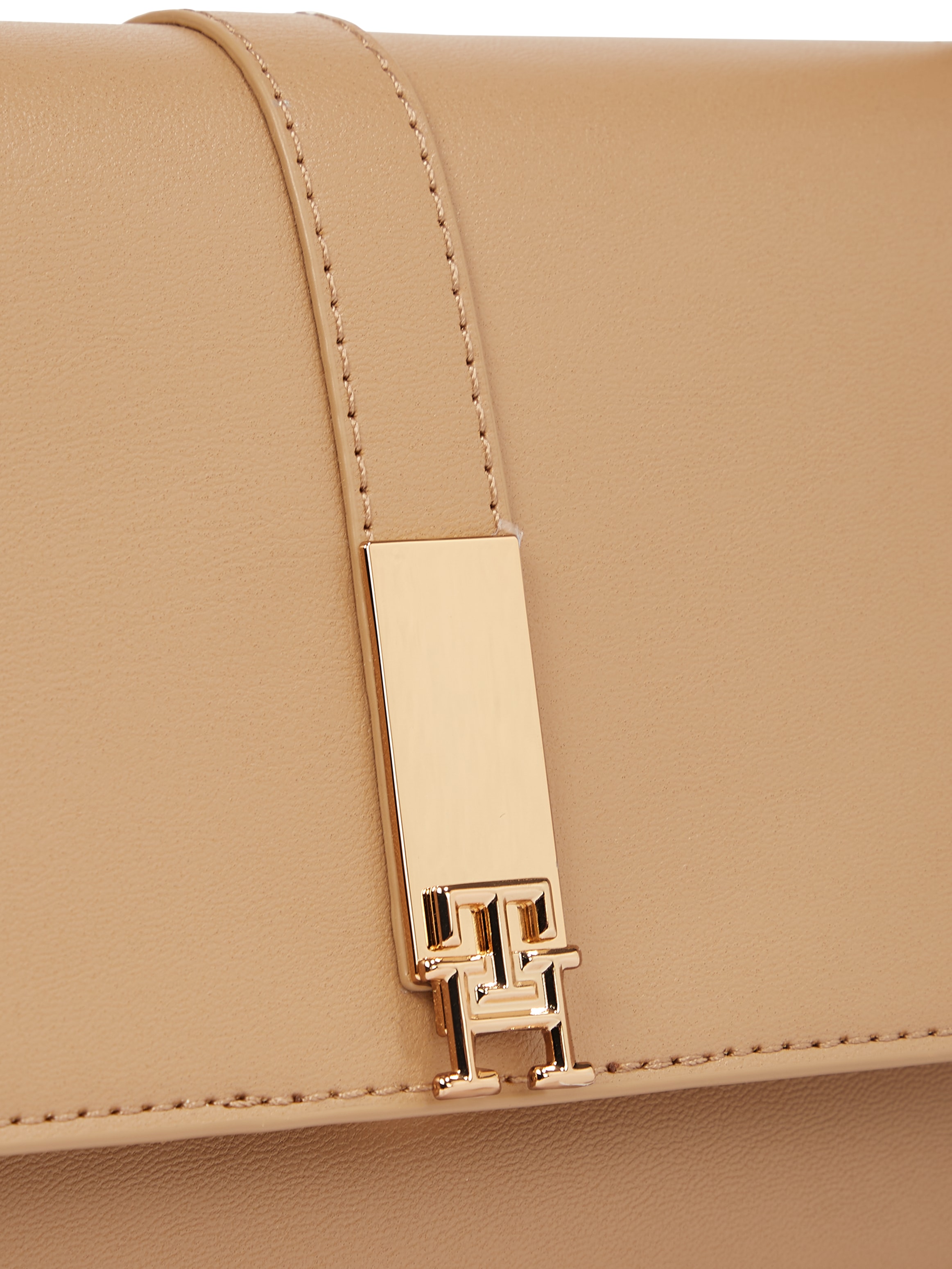 Tommy Hilfiger Schultertasche »TH HERITAGE SHOULDER BAG«, Damen Abendtasche, Clutch, Mini Bag, Handtasche, goldfarbene Details