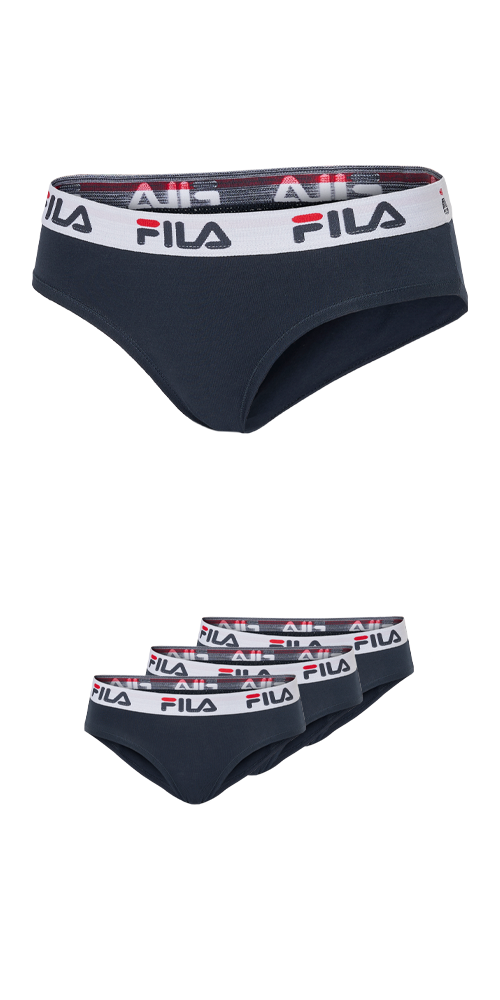 Fila Slip »WOMAN BRIEF«, (3er Pack), mit elastischem Logobund
