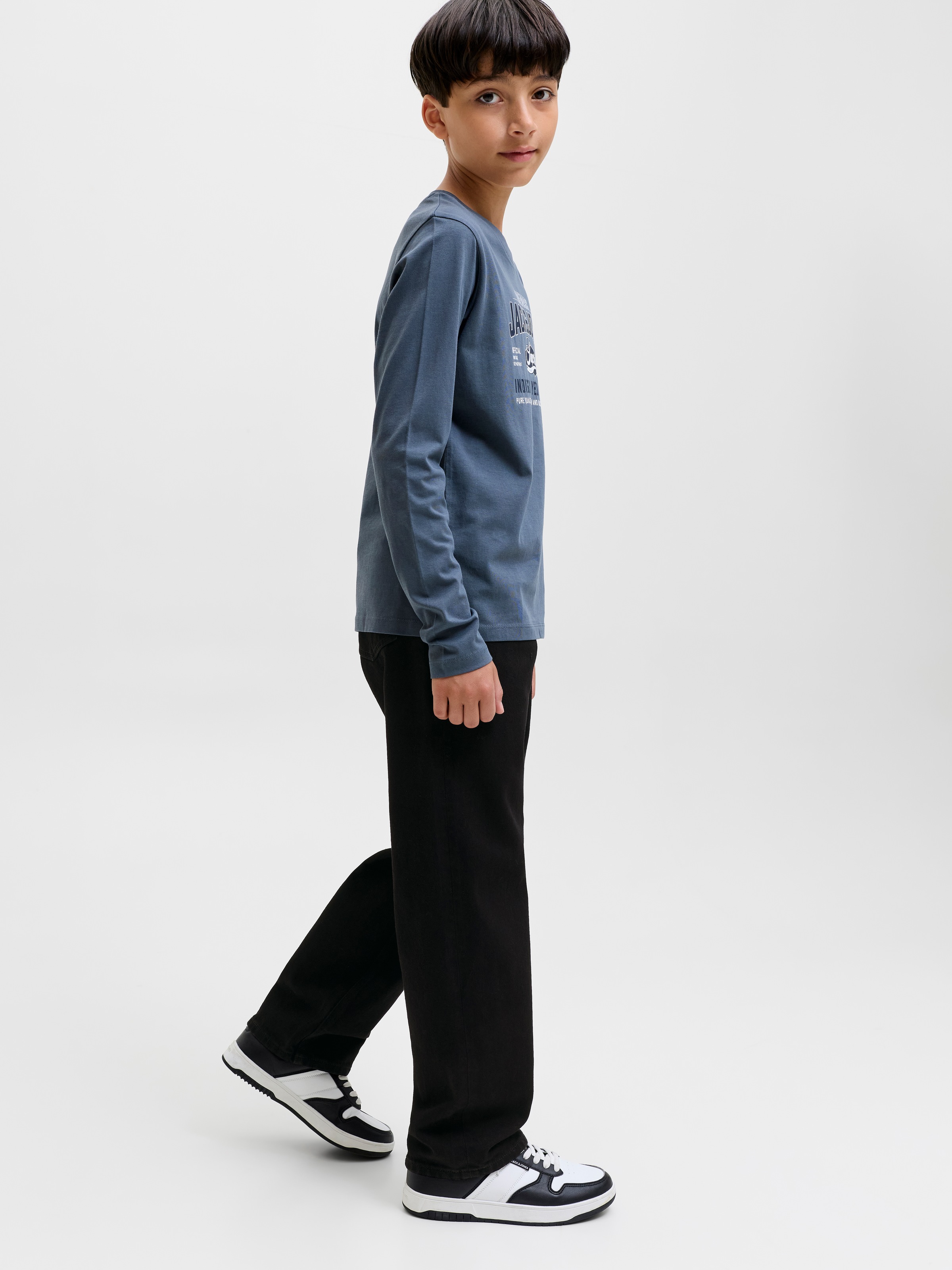 Jack & Jones Junior Loose-fit-Jeans »JJICHRIS JJORIGINAL SQ 740 SN JNR« Baumwolle, loose fit
