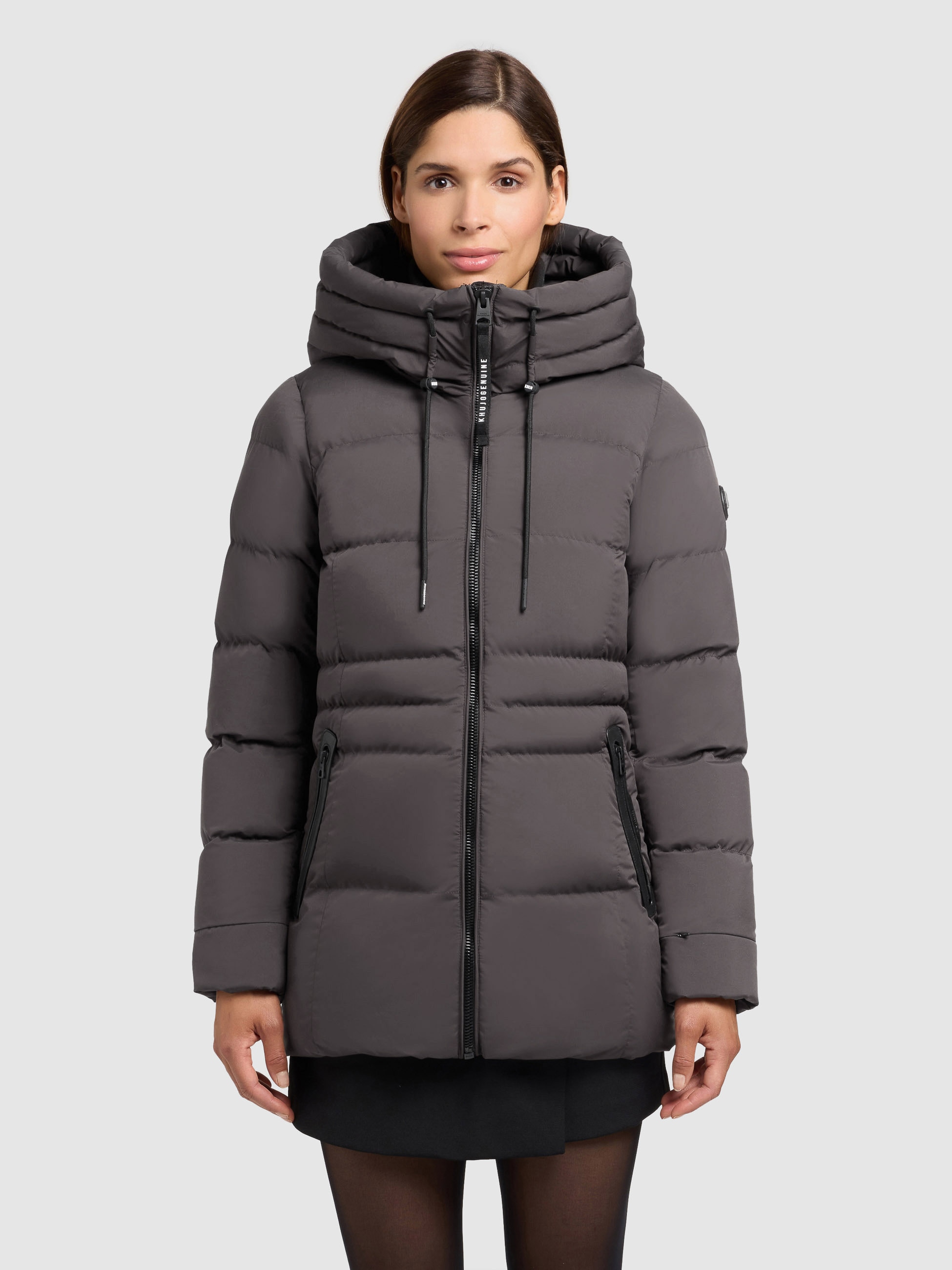 khujo Steppjacke "MATLA" mit Kapuze Reißverschlusstaschen mit Fleecefutter, günstig online kaufen