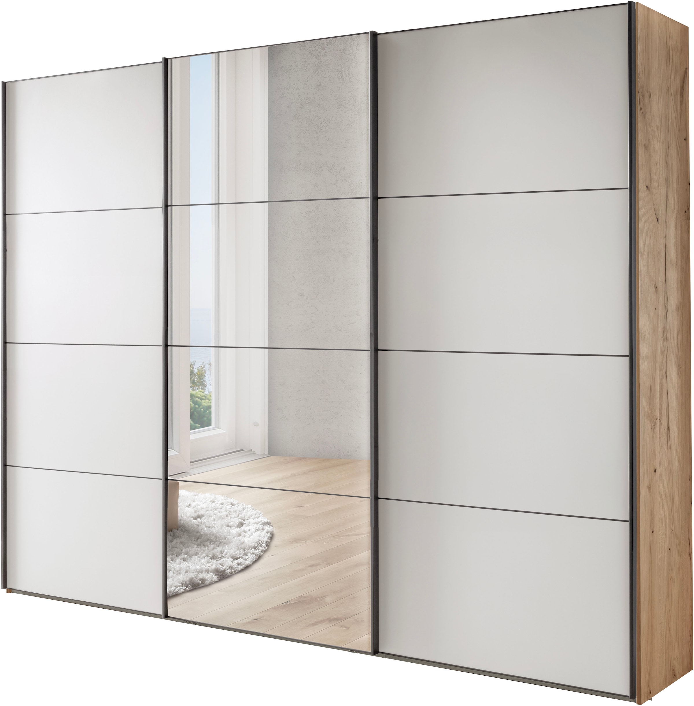 WIEMANN Schwebetürenschrank "Phoenix, Made in Germany, modernes Design, Hig günstig online kaufen