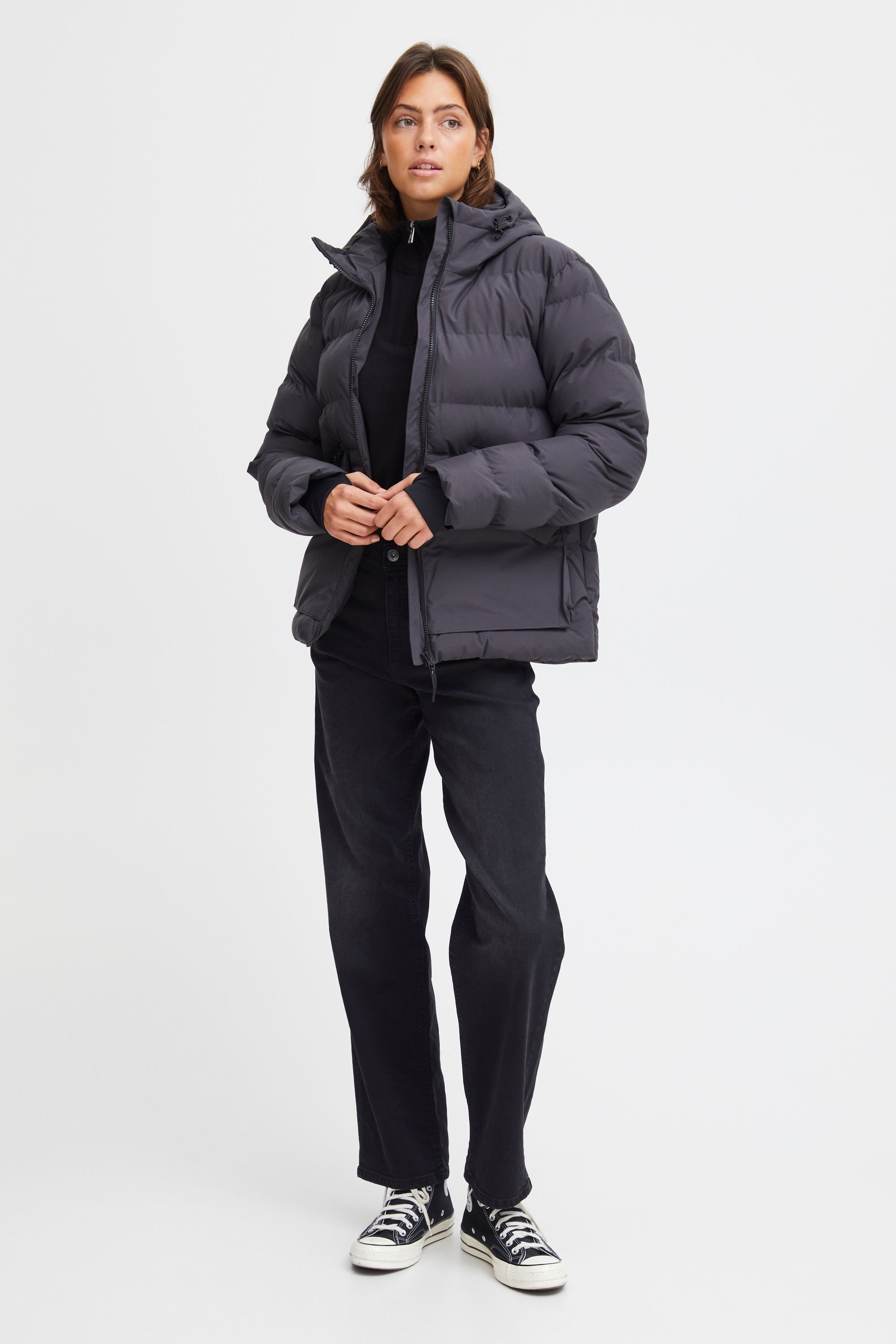North Bend Steppjacke »Steppjacke NBPetra«, mit Kapuze