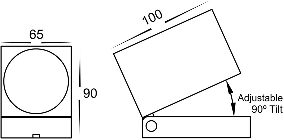 Havit Lighting LED Außen-Wandleuchte »ACCORD« GU10 1 Stk. verstellbar
