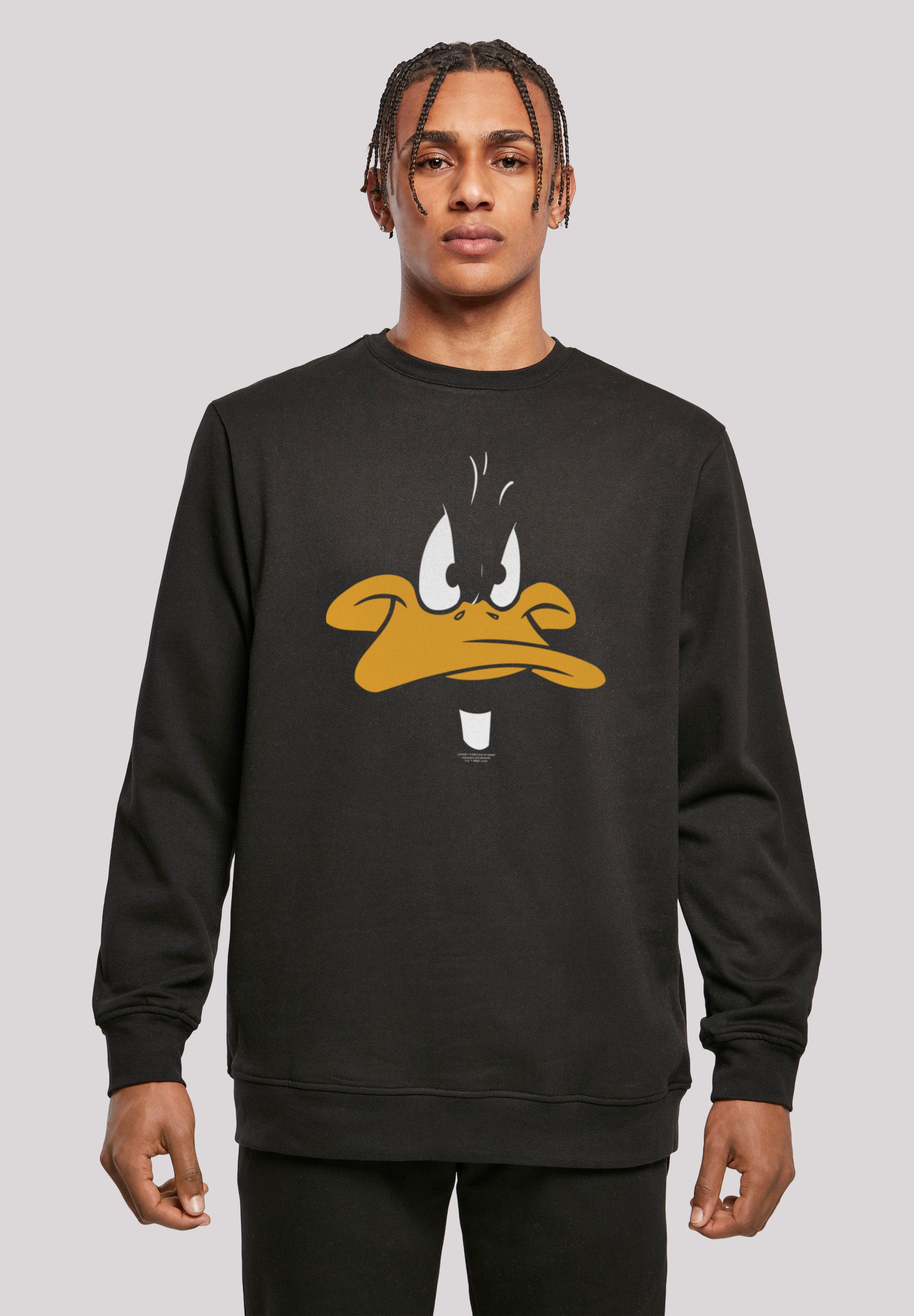 F4NT4STIC Kapuzenpullover »Looney Tunes Daffy Duck Big Face«, Print ▷ für |  BAUR