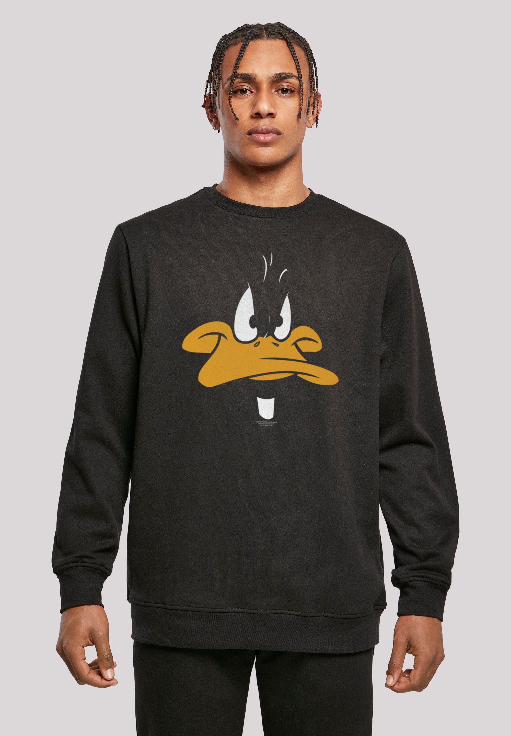 F4NT4STIC Kapuzenpullover "Looney Tunes Daffy Duck Big Face", Print