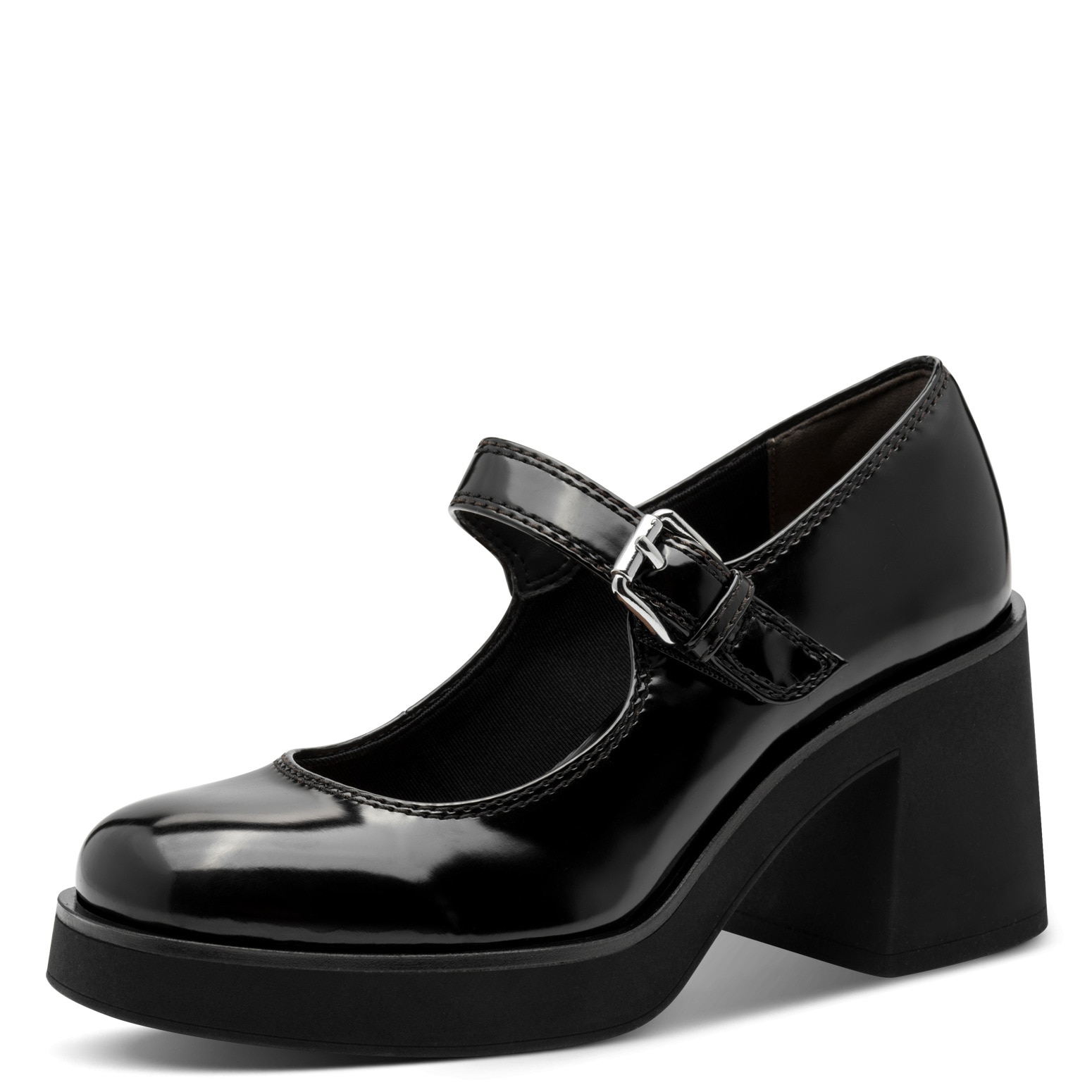 Tamaris Spangenpumps Blockabsatz, eleganter Spangenpumps, Schuh in veganer Verarbeitung