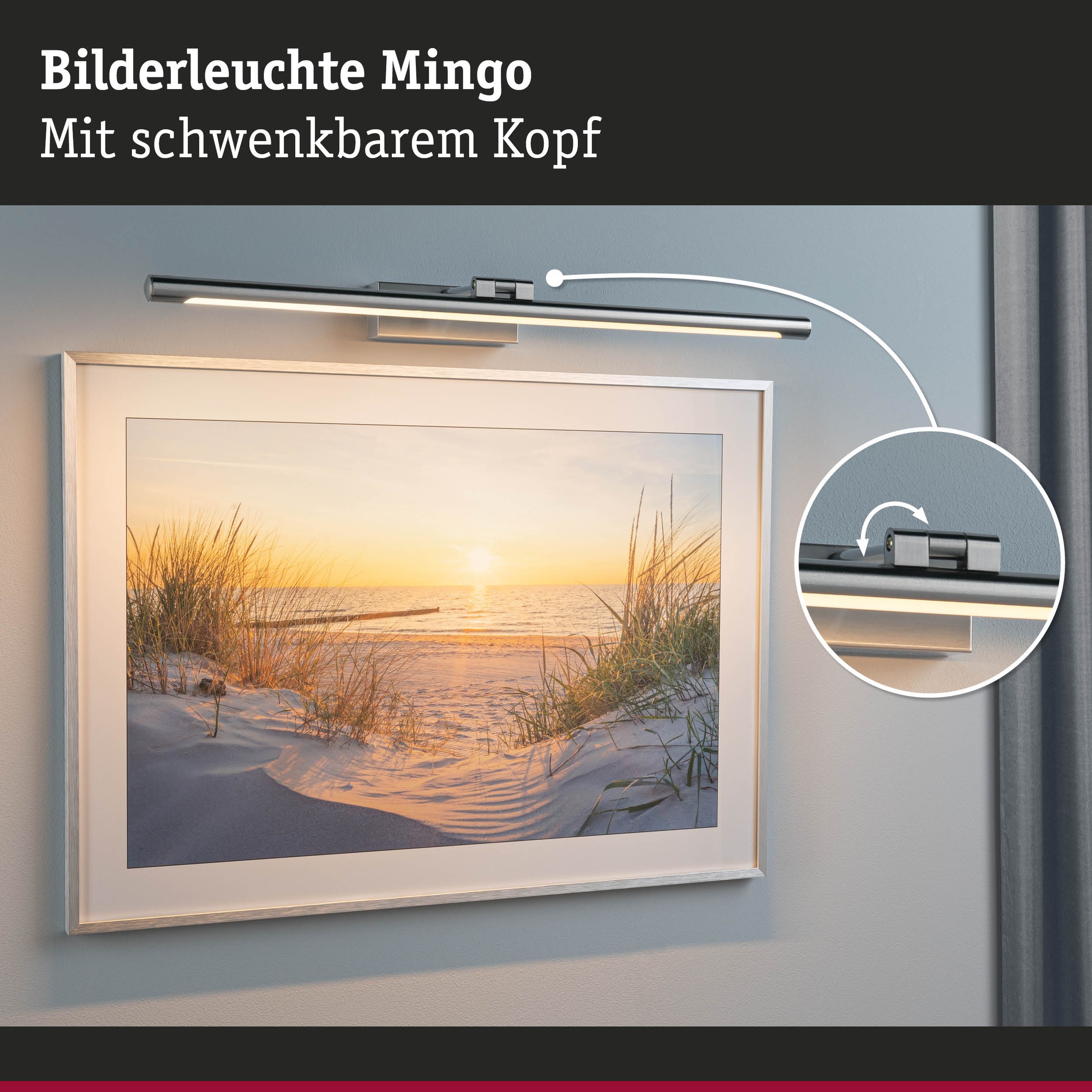 Paulmann LED Bilderleuchte »Mingo 3000K, 230V«, 1 flammig