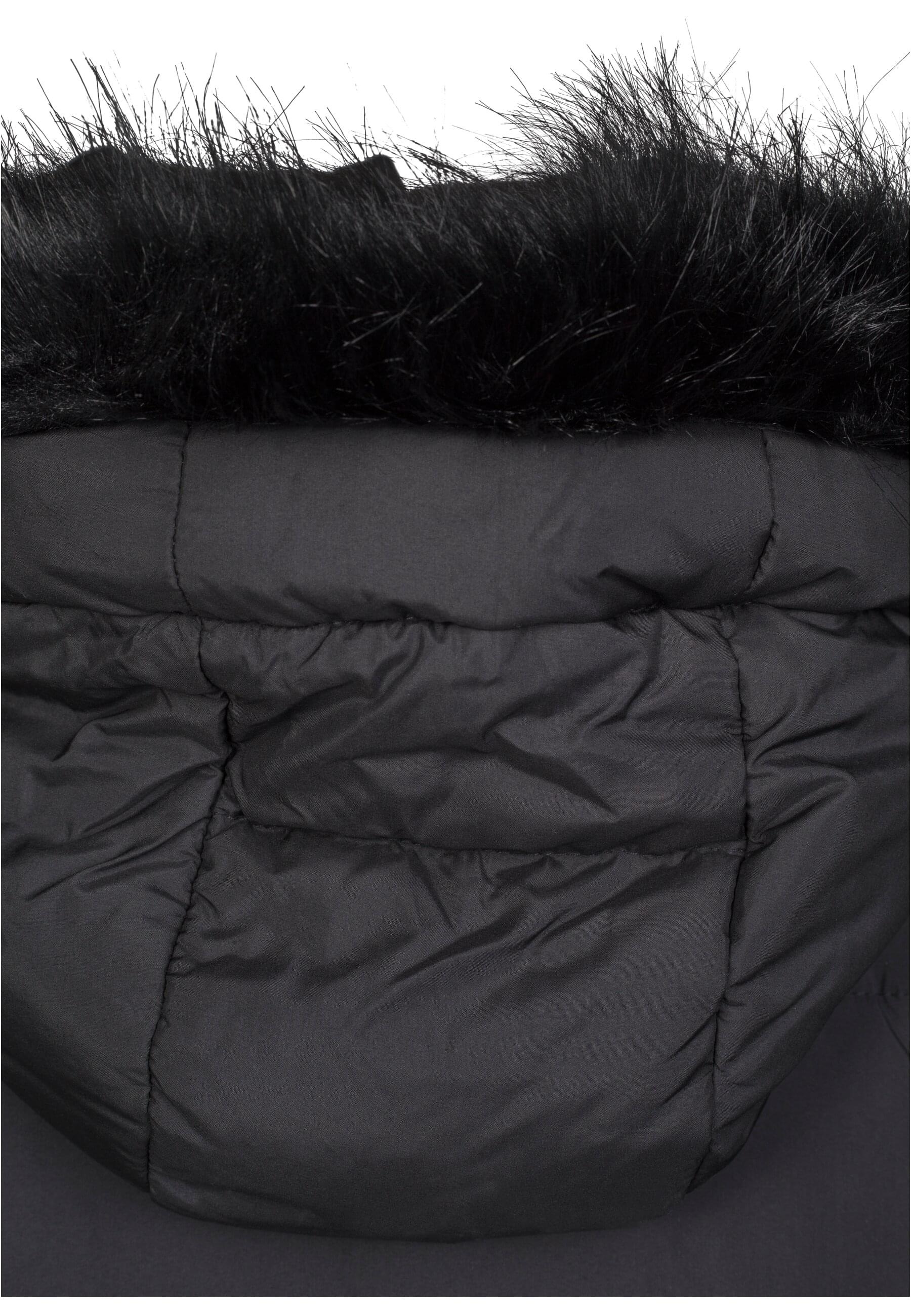 St.), kaufen Winterjacke Ladies URBAN Faux (1 für Oversize Coat«, | Puffer »Damen mit BAUR CLASSICS Kapuze Fur