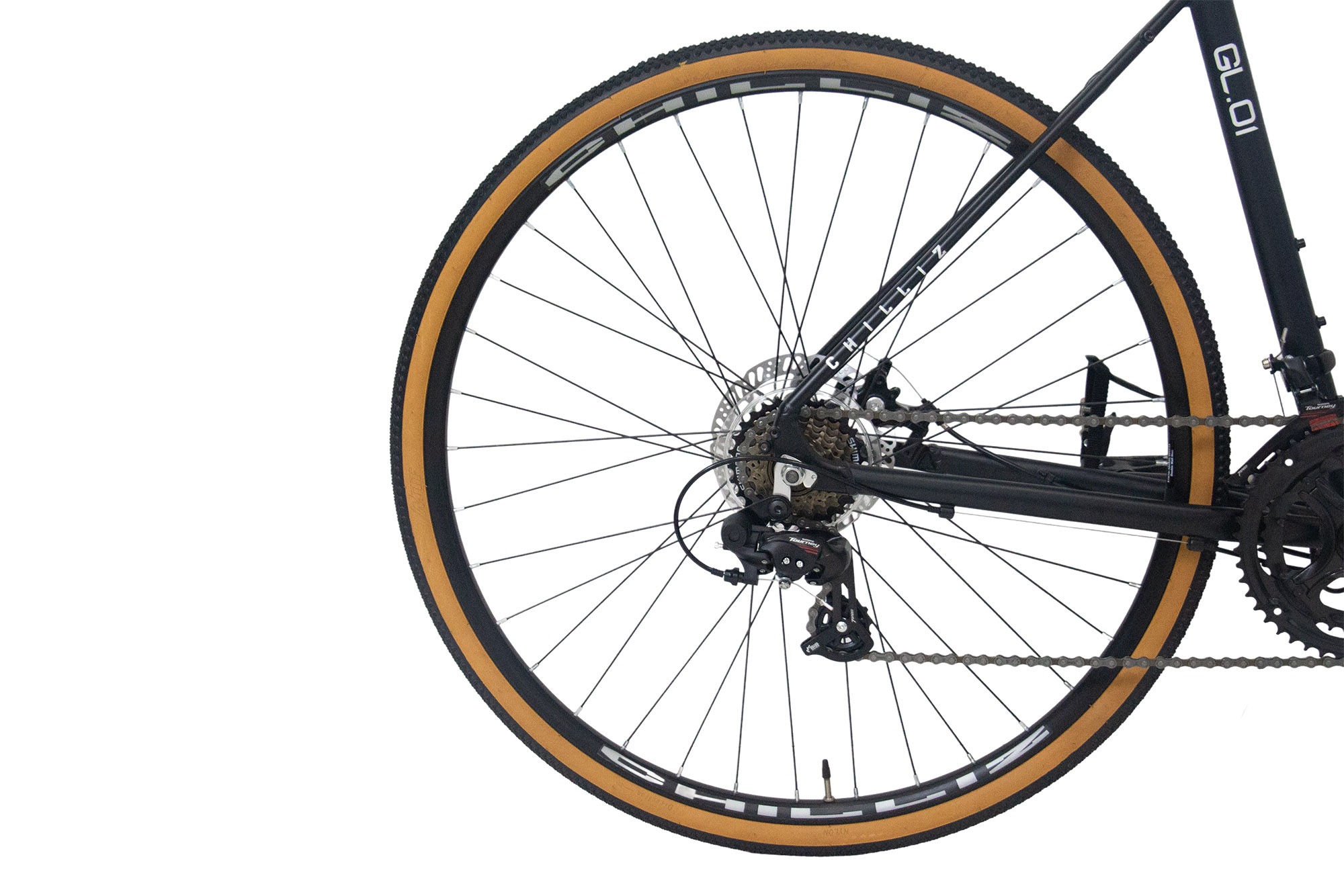 CHILLIZ Gravelbike »GL.01« 14 Gang Shimano Tourney Schaltwerk Kettenschaltung