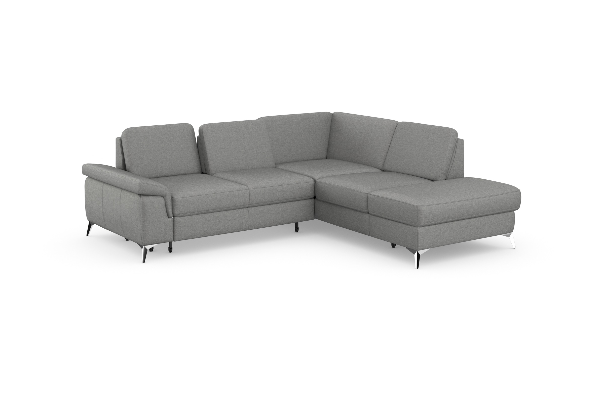 sit&more Ecksofa »Padua L-Form«, inklusive Sitztiefenverstellung, Armteilfunktion und Federkern