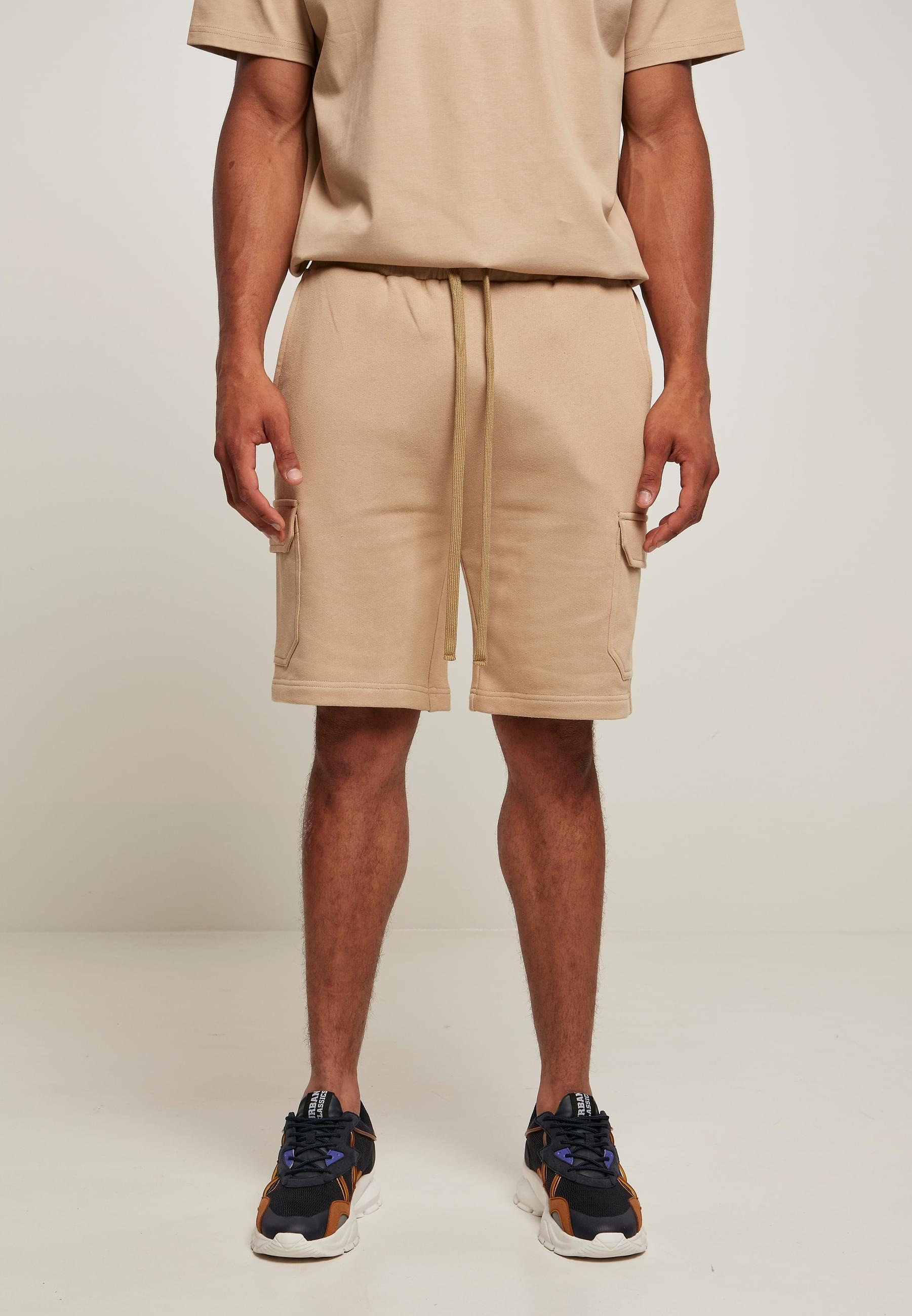 URBAN CLASSICS Sweatshorts »Urban Classics Herren Organic Cargo Sweatshorts«, (1 tlg.)