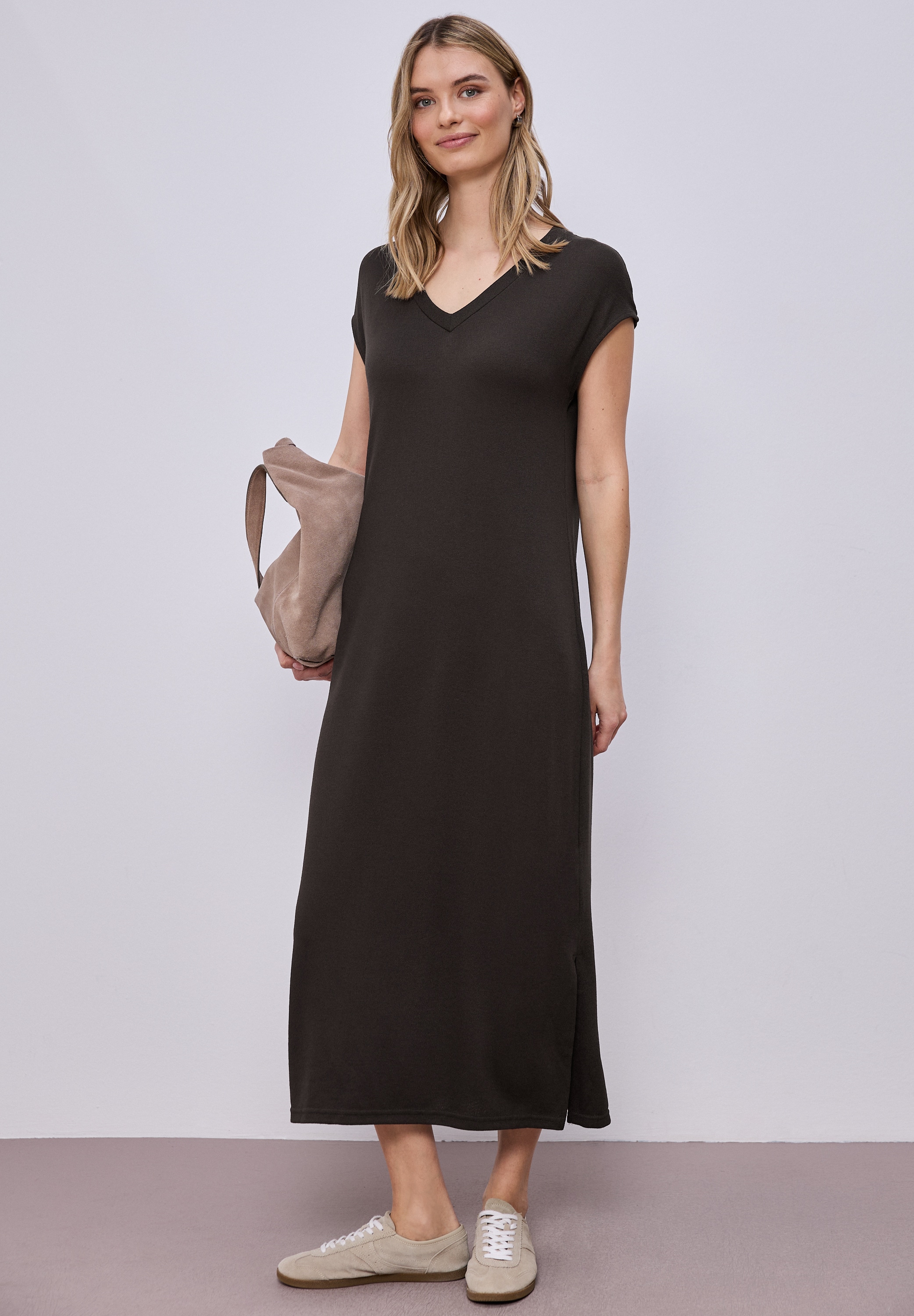 STREET ONE Midikleid Ohne Taschen soft und trageangenehm günstig online kaufen