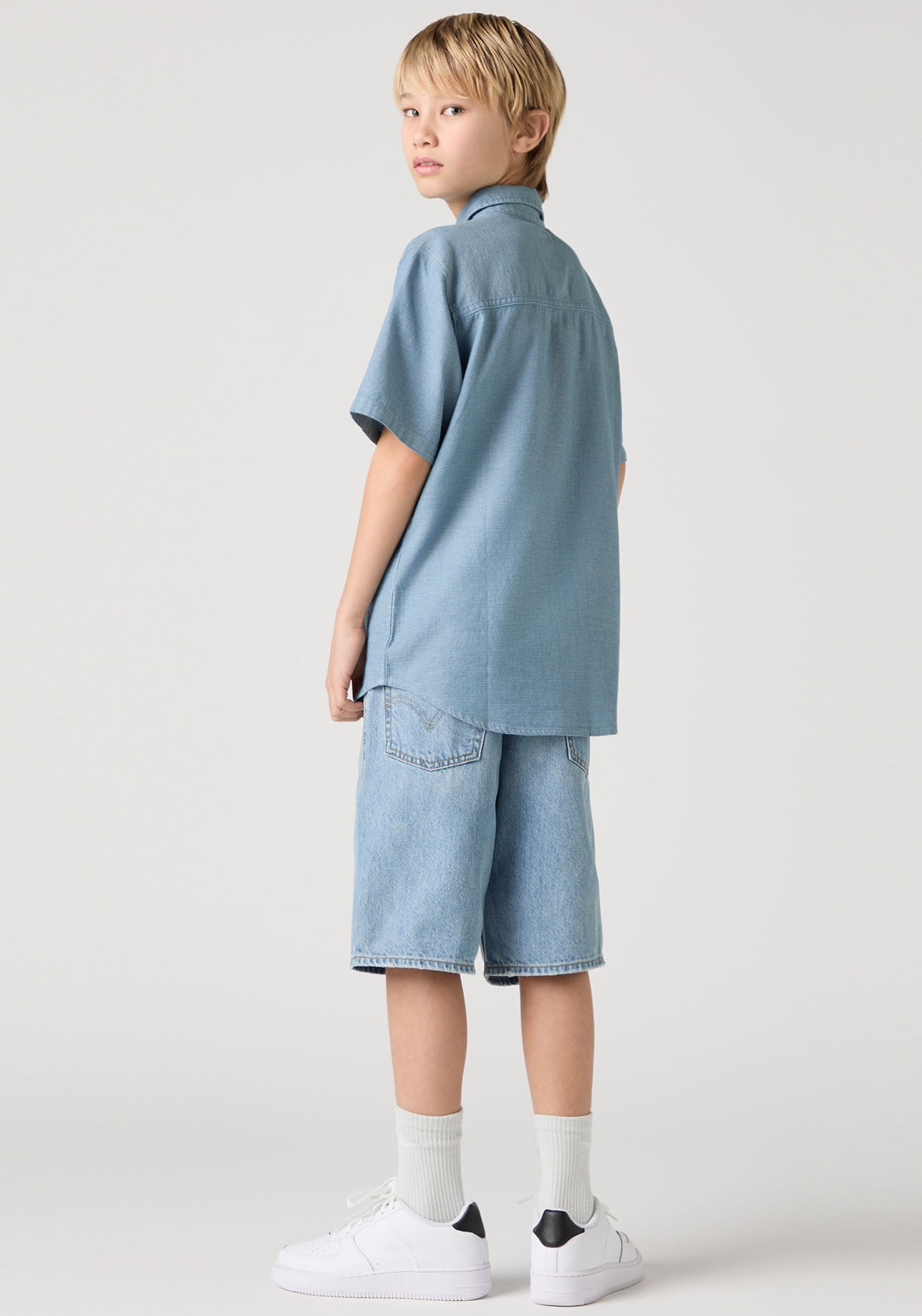 Levi's® Kids Jeansshorts aus robustem Baumwolldenim