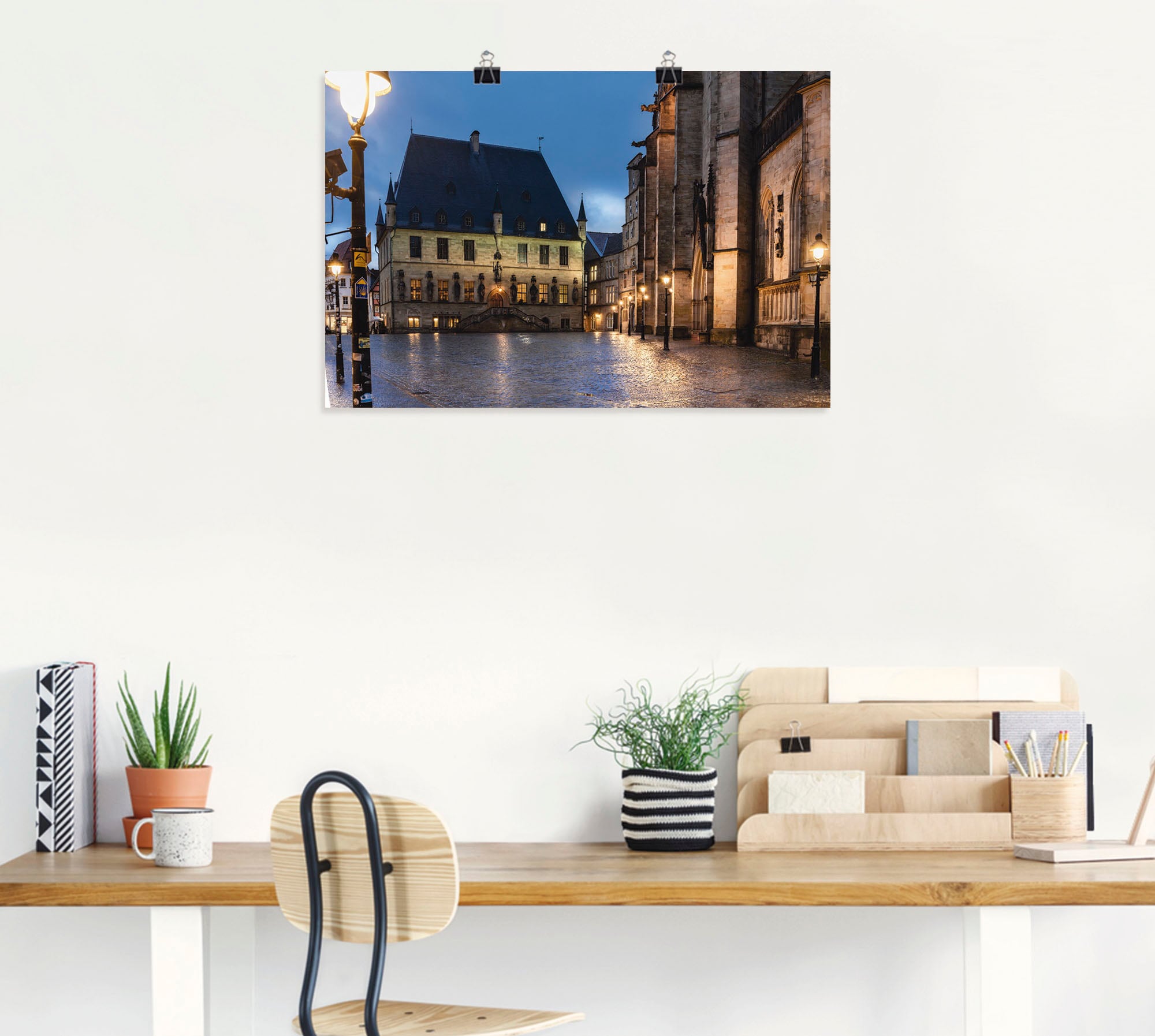 Artland Wandbild "Rathaus Osnabrück I", Gebäude, (1 St.), als Alubild, Outd günstig online kaufen