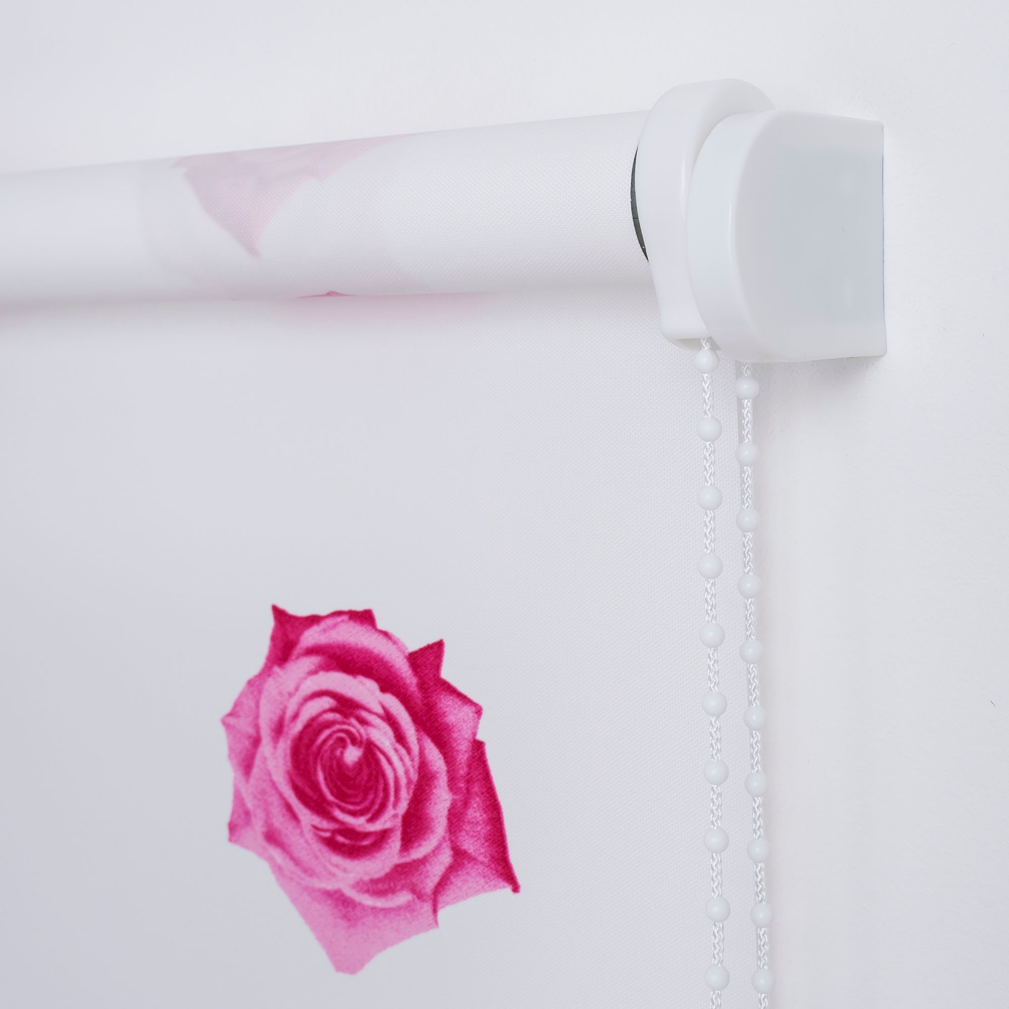 Liedeco Seitenzugrollo "Rosen" Lichtschutz freihängend Seitenzugrollo, Kett günstig online kaufen