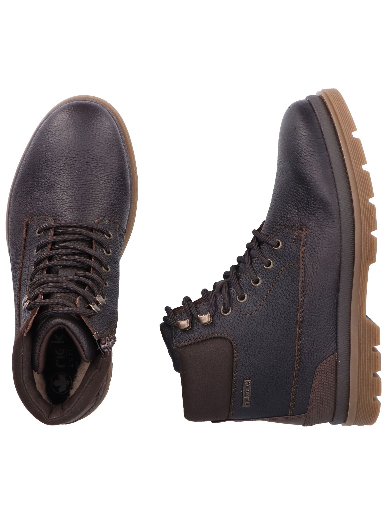 Rieker Schnürstiefelette »Rieker Stiefelette Glattleder«