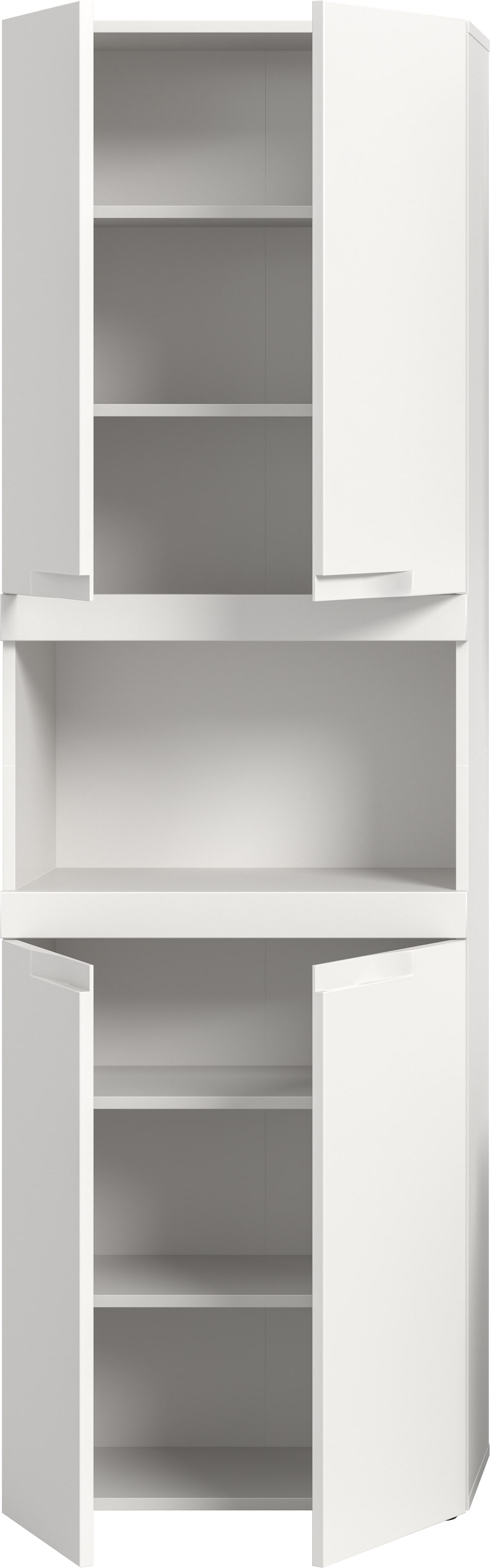 OTTO home Hochschrank »MAOI, Höhe 194 cm, 4 Türen, 1 offenes Fach« Badezimmerschrank, Schrank, Badschrank, Midischrank, Bad, Badezimmer