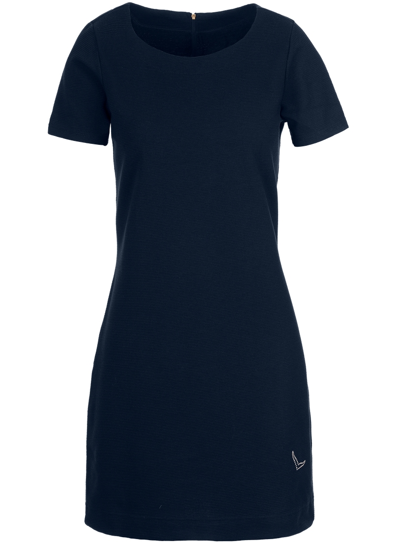 Trigema Jerseykleid "TRIGEMA Halbarm Kleid mit Kristallsteinen", (1 tlg.) günstig online kaufen