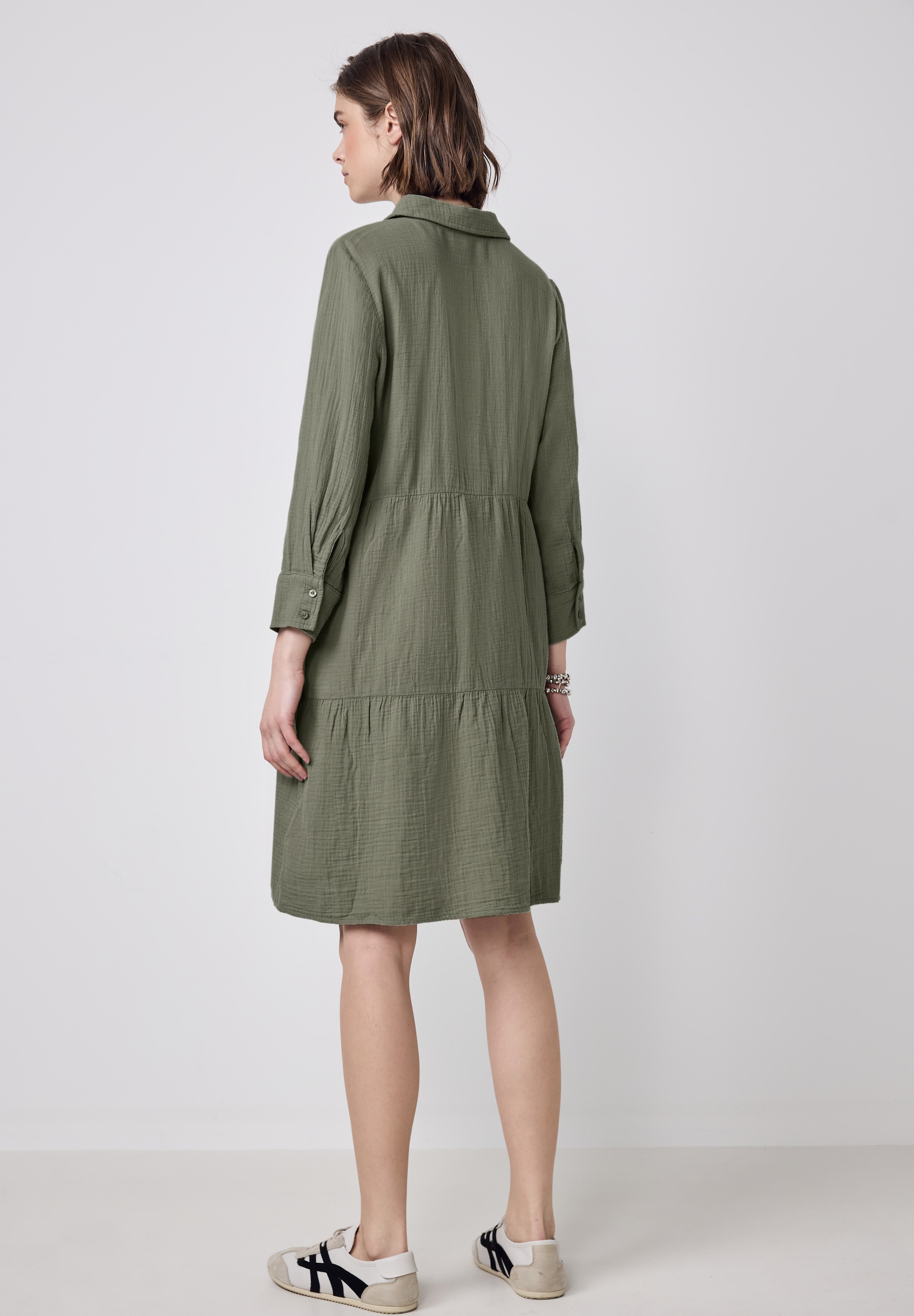 STREET ONE STUDIO Blusenkleid, aus 100% Baumwolle günstig online kaufen