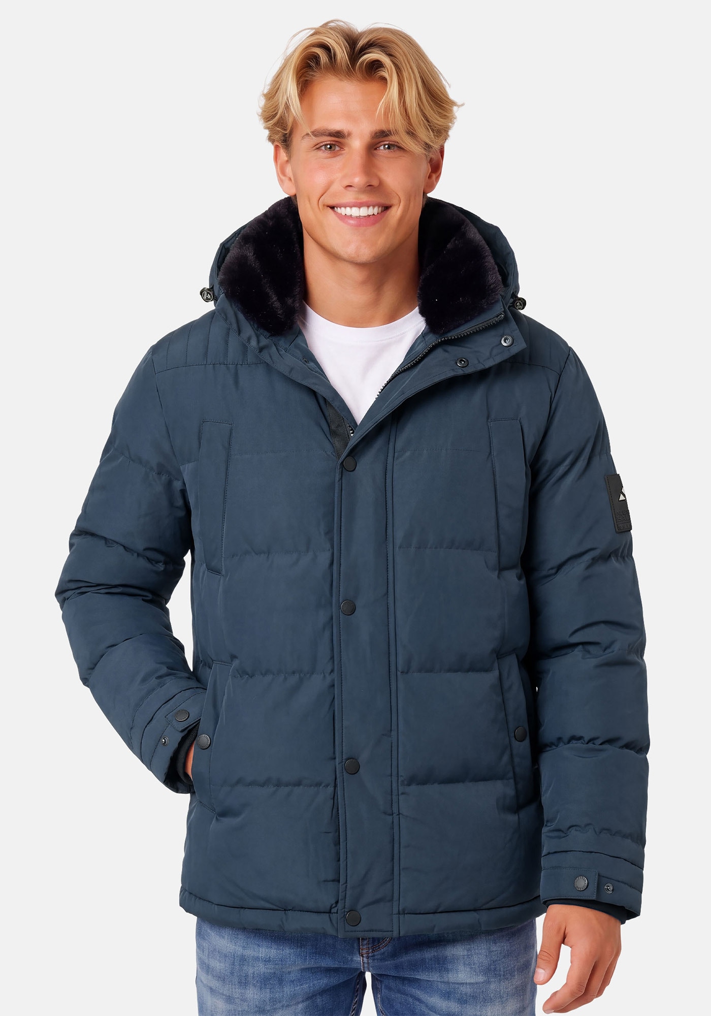 Alessandro Salvarini Winterjacke »ASEzkimo« mit warmen Teddyfell