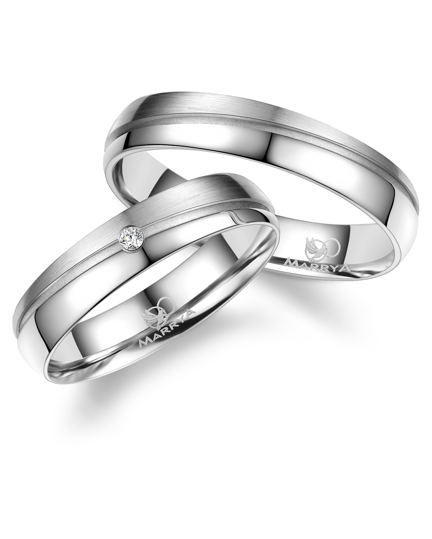 Marrya Verlobungsring » Silber Ringe Trauring...