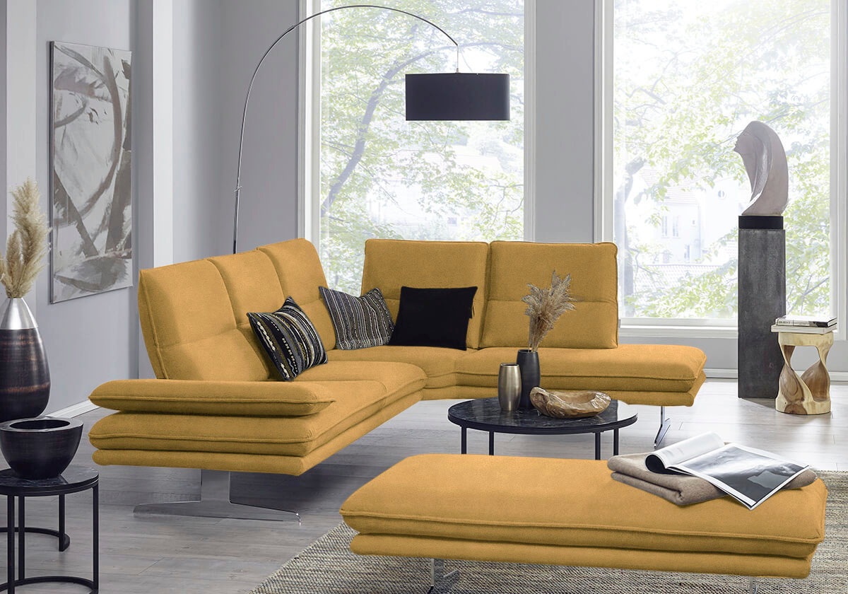 W.SCHILLIG Ecksofa "broadway, Designsofa, mit tollem Sitzkomfort, L-Form", günstig online kaufen