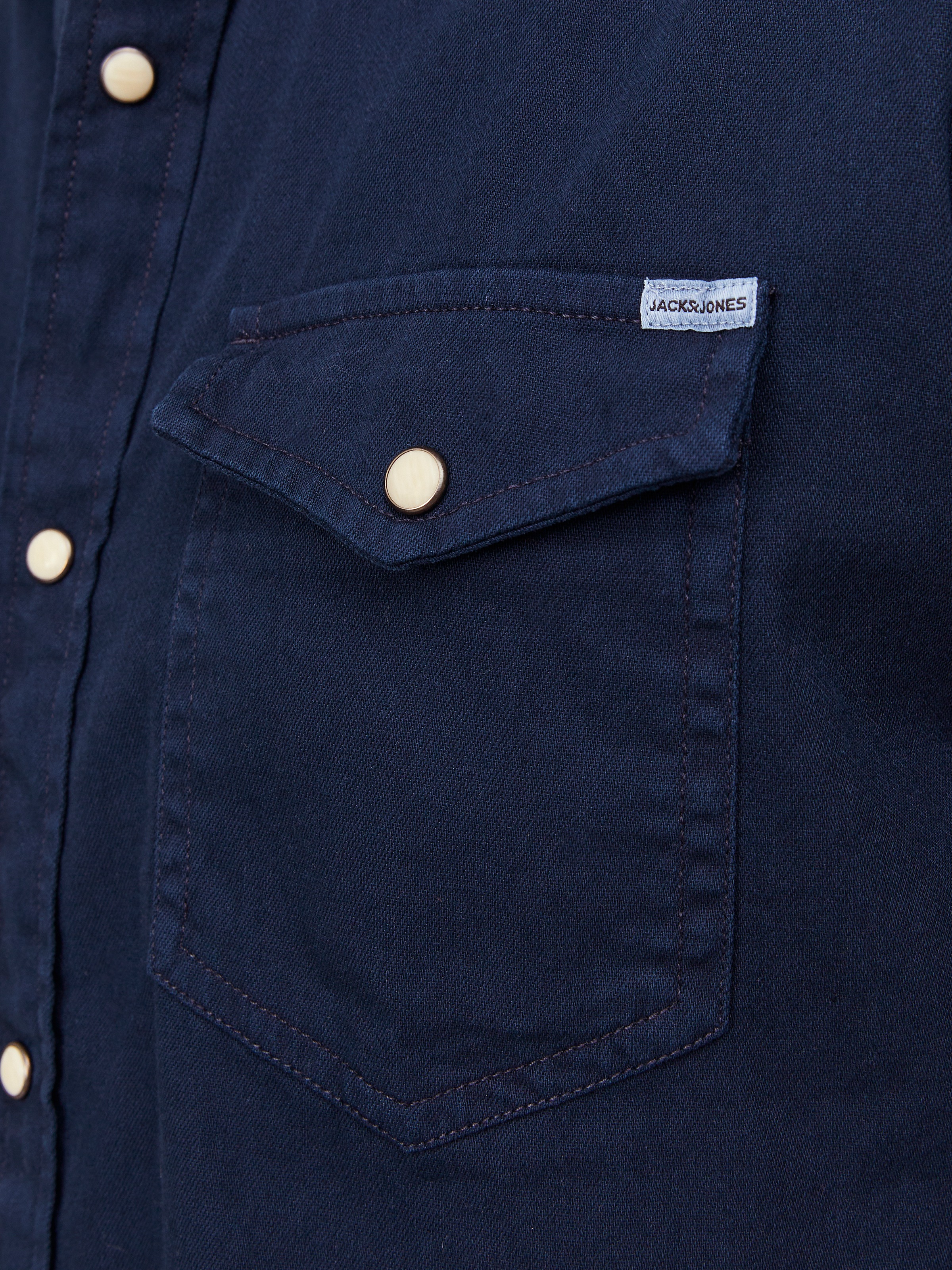 Jack & Jones Langarmhemd »JJESHERIDAN SHIRT L/S NOOS« mit angesetzter Brusttasche
